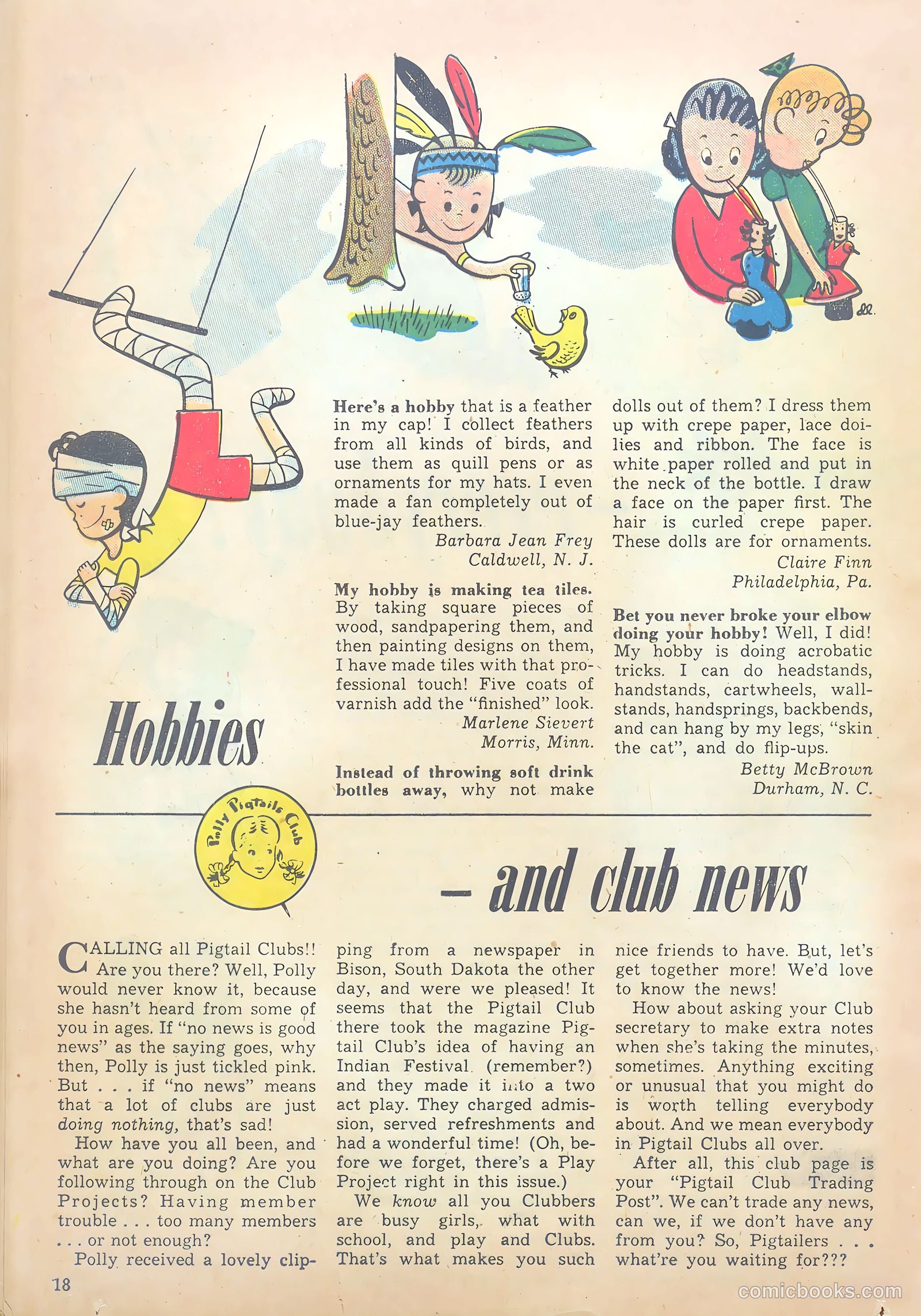 Polly Pigtails #36 (1949) — page 18 of 44