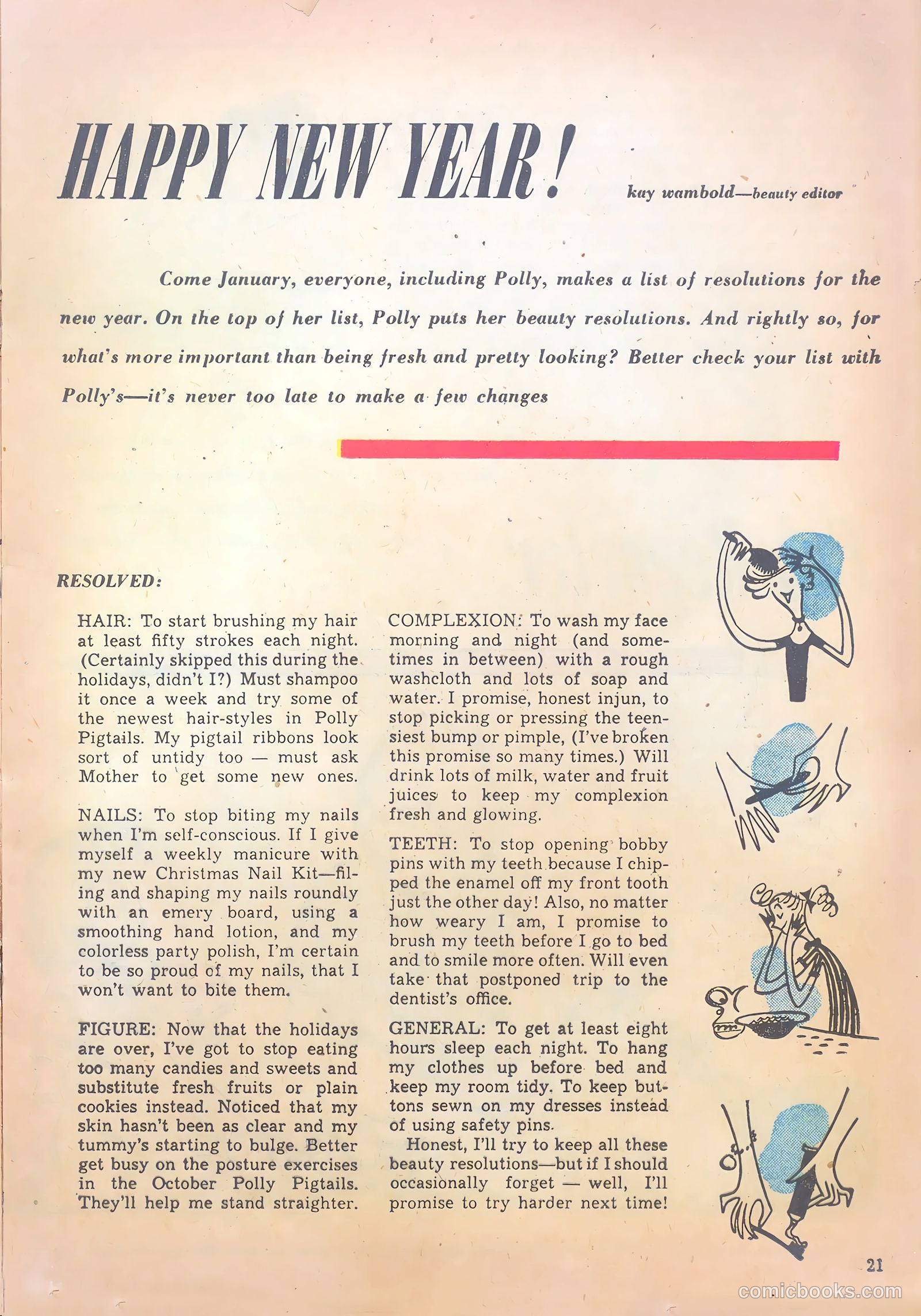Polly Pigtails #36 (1949) — page 21 of 44