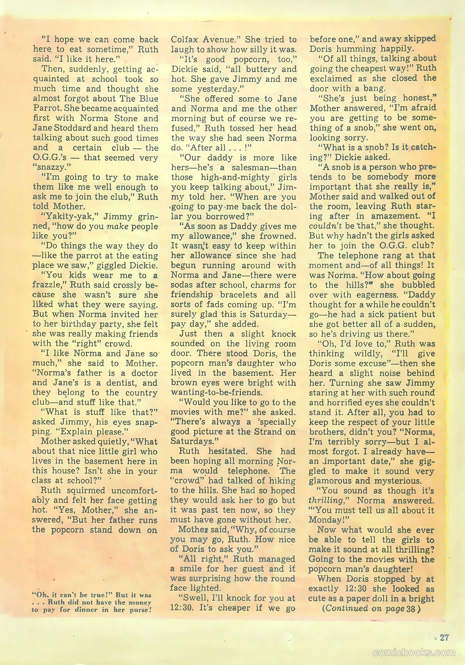 Polly Pigtails #36 (1949) — page 27 of 44
