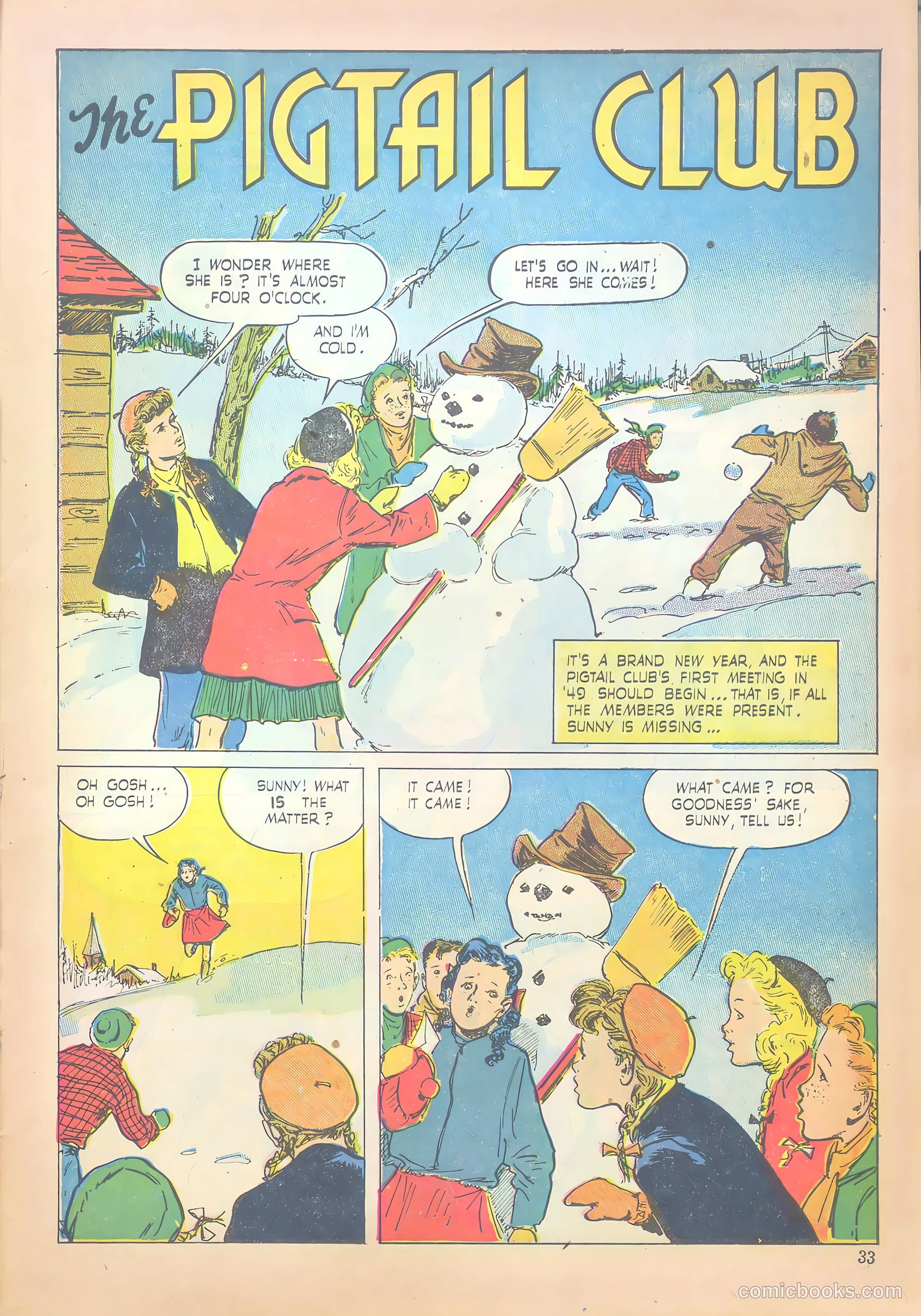 Polly Pigtails #36 (1949) — page 33 of 44