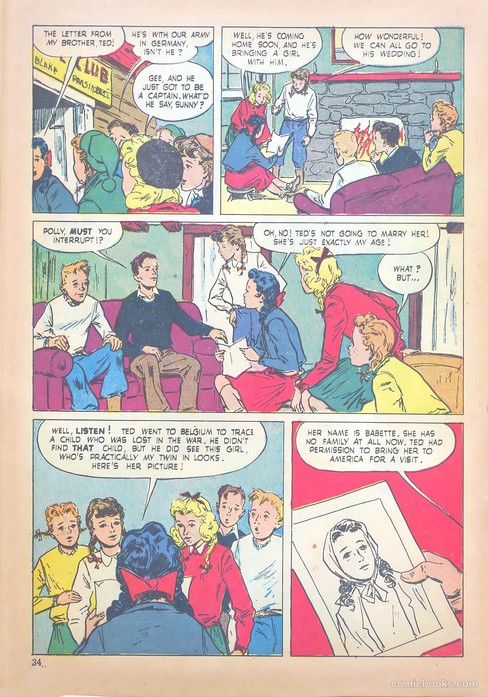 Polly Pigtails #36 (1949) — page 34 of 44