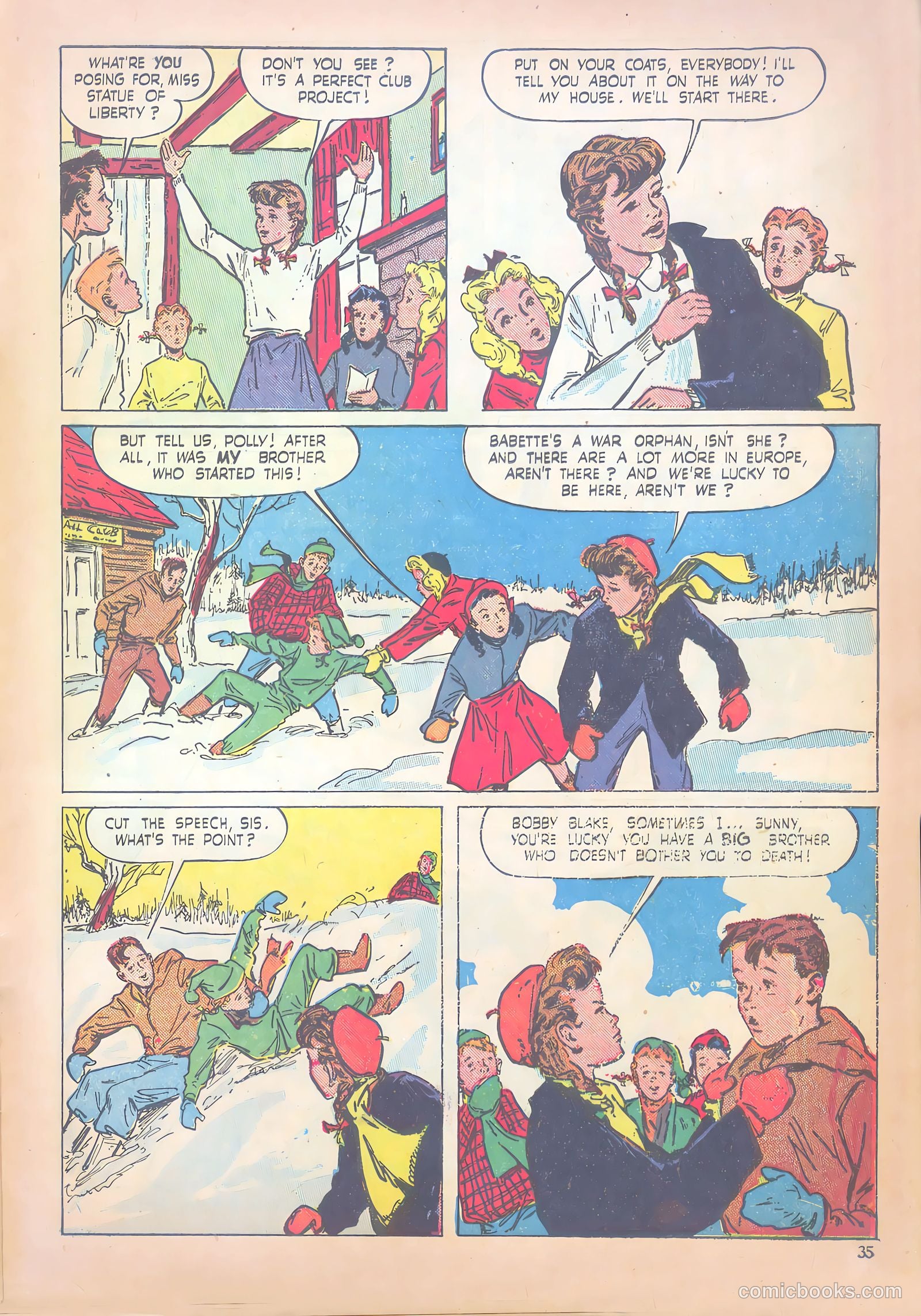 Polly Pigtails #36 (1949) — page 35 of 44