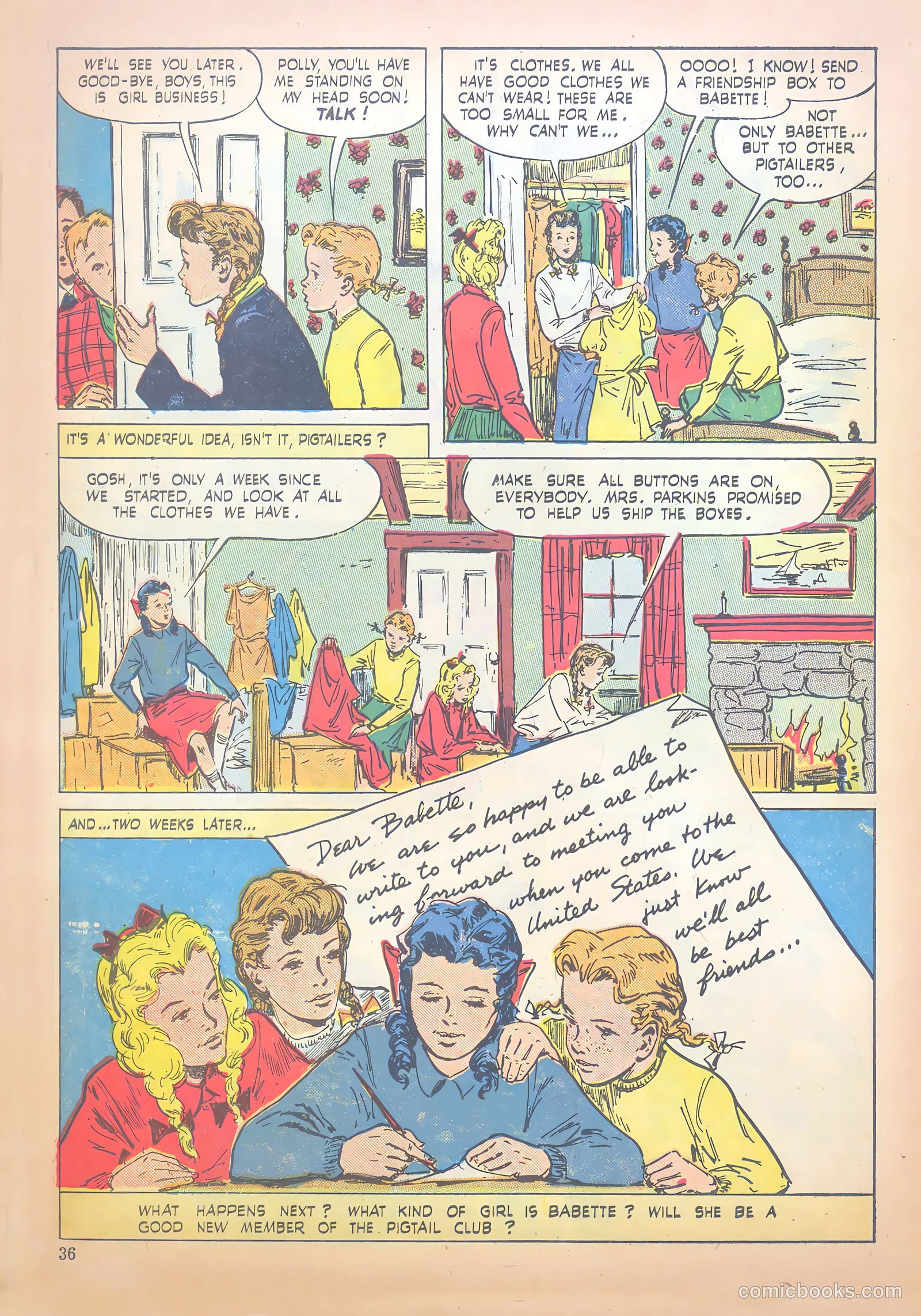 Polly Pigtails #36 (1949) — page 36 of 44