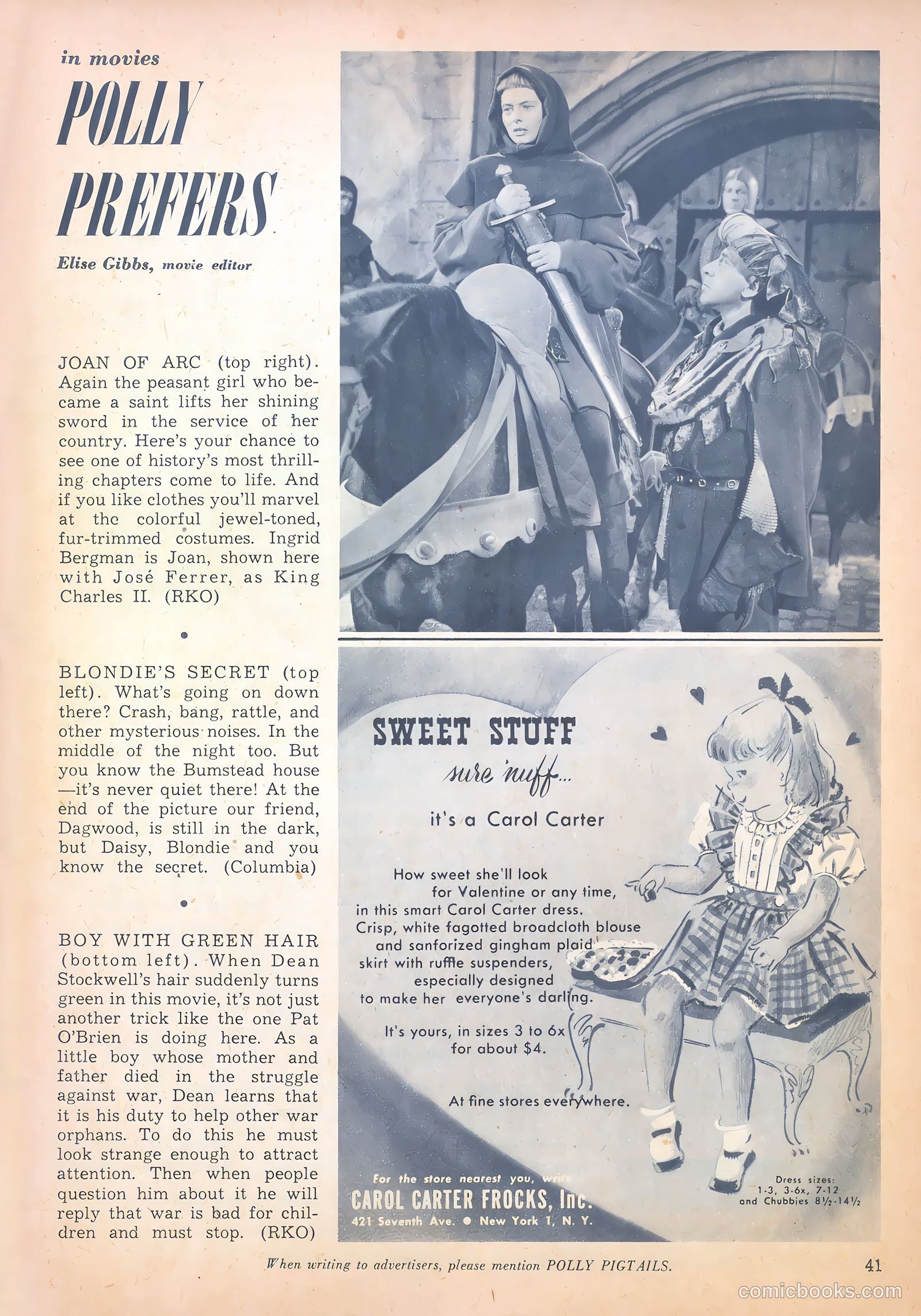Polly Pigtails #37 (1949) — page 40 of 43