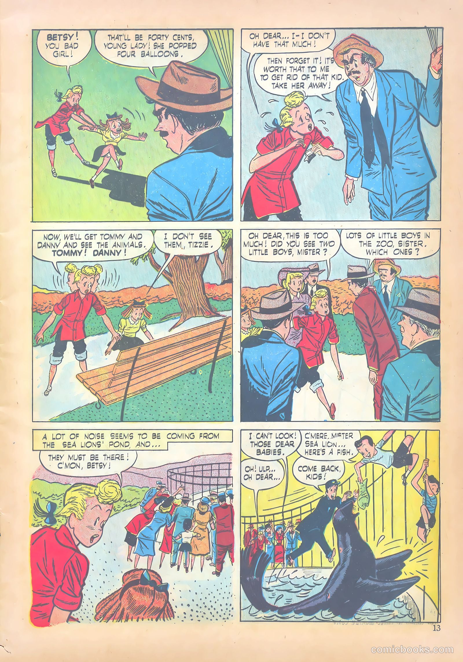 Polly Pigtails #38 (1949) — page 13 of 51