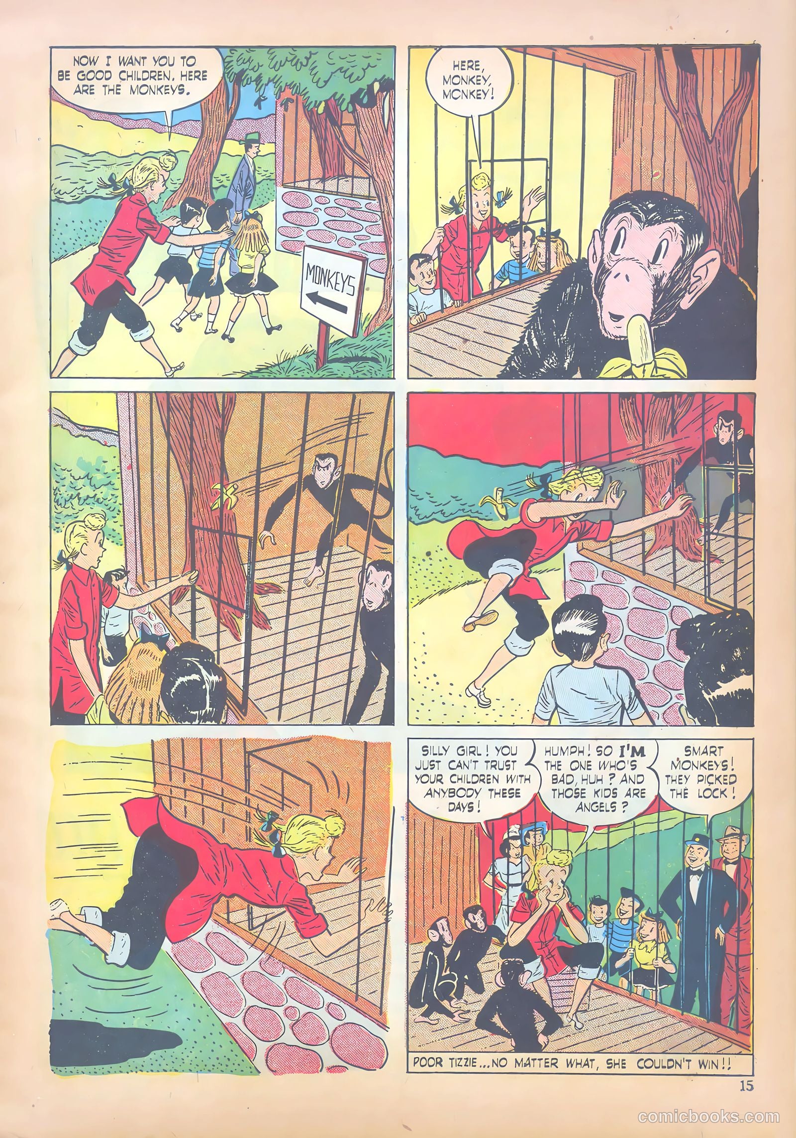 Polly Pigtails #38 (1949) — page 15 of 51