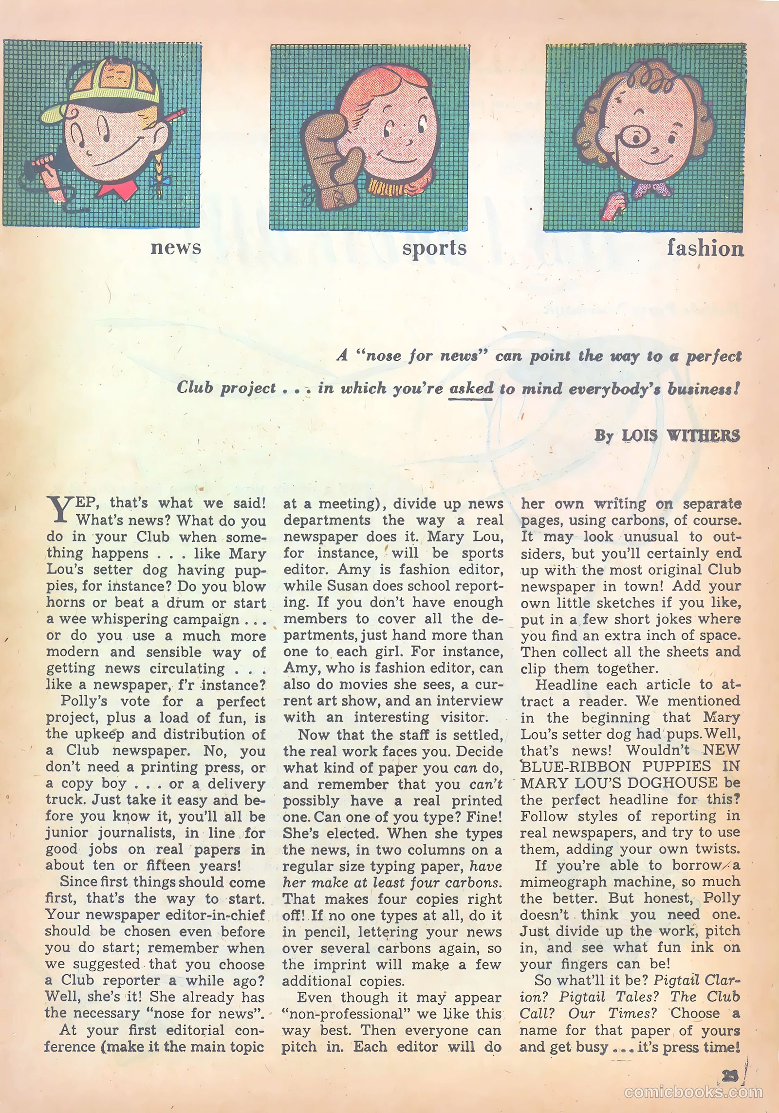 Polly Pigtails #38 (1949) — page 24 of 51