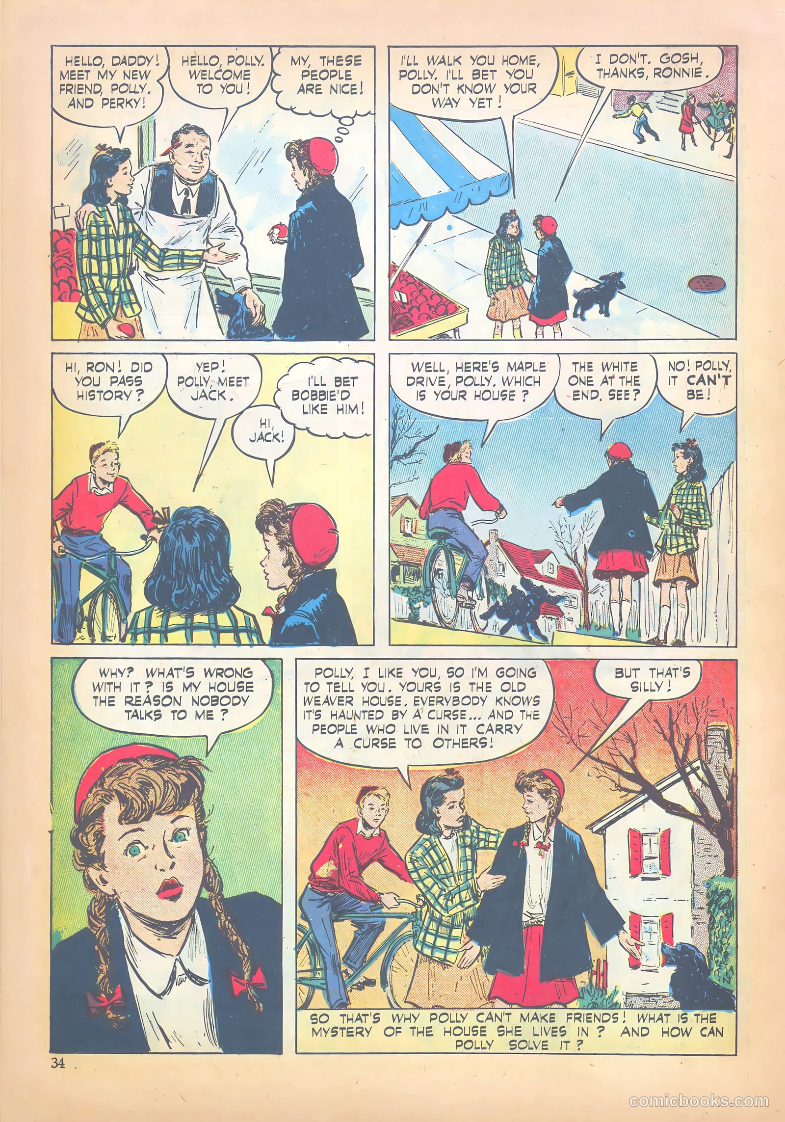 Polly Pigtails #38 (1949) — page 33 of 51
