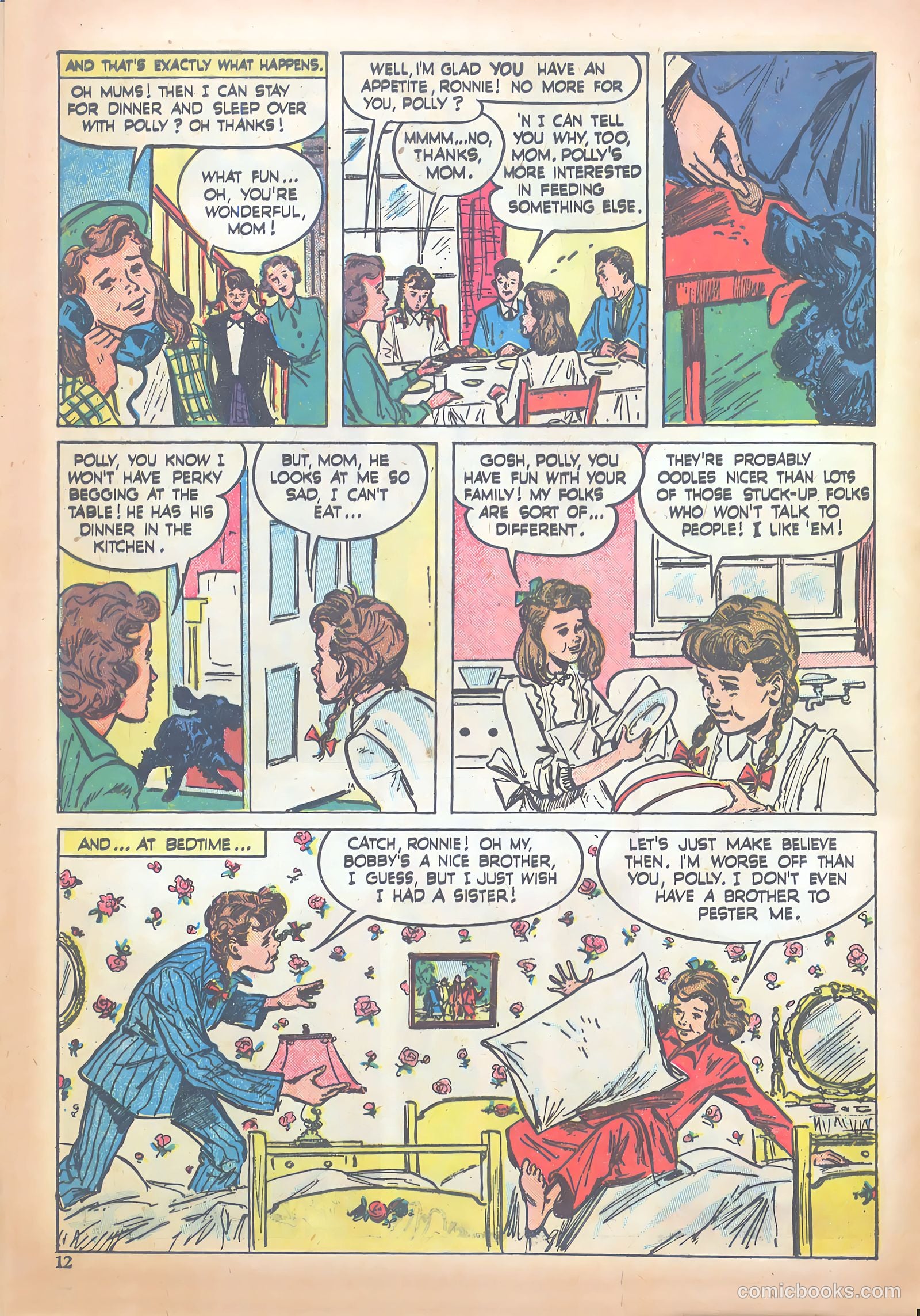 Polly Pigtails #39 (1949) — page 12 of 51