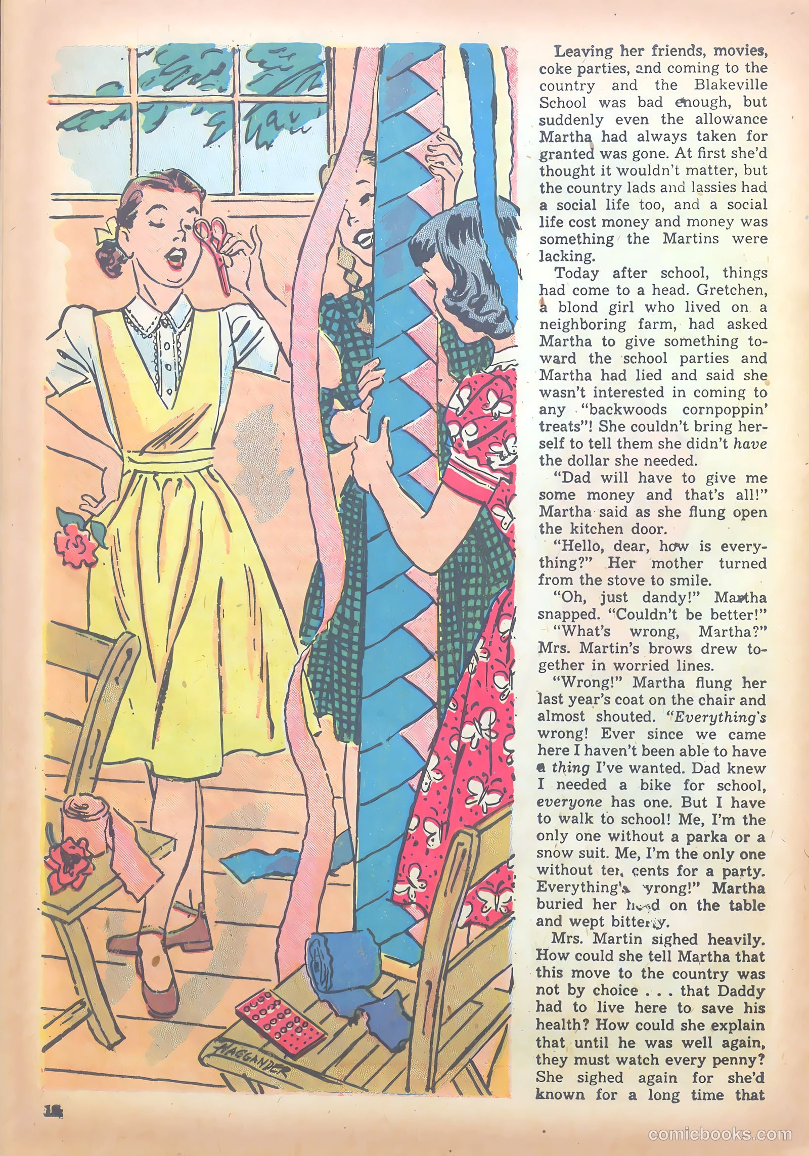 Polly Pigtails #39 (1949) — page 16 of 51