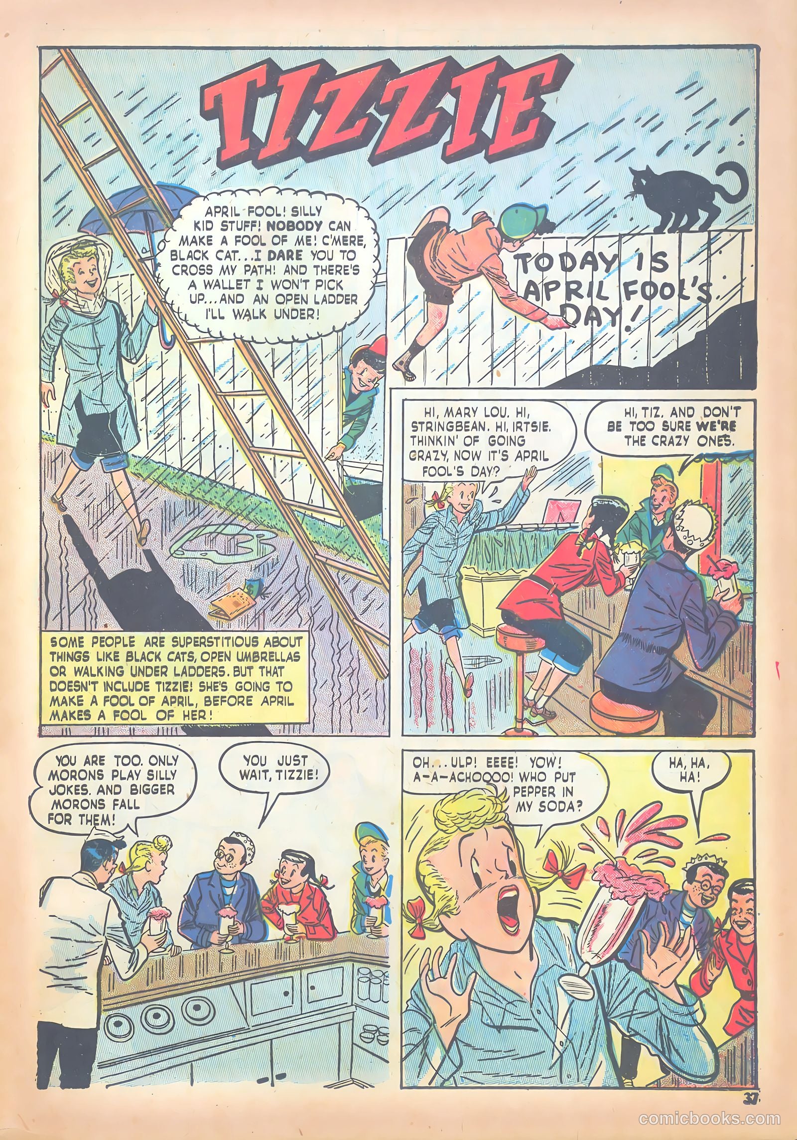 Polly Pigtails #39 (1949) — page 36 of 51