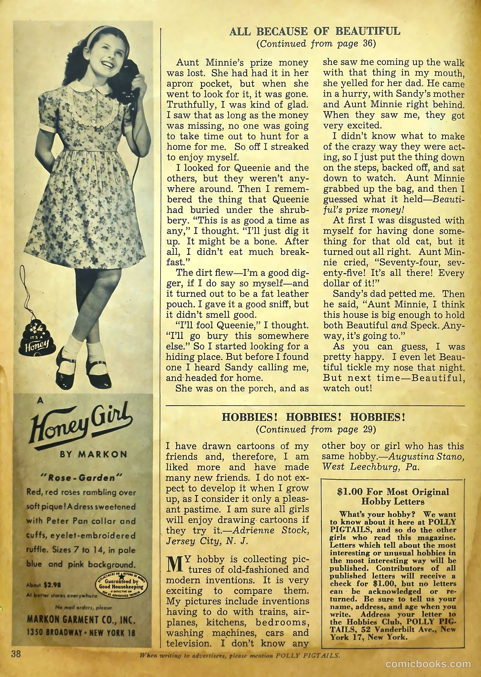 Polly Pigtails #4 (1946) — page 31 of 51