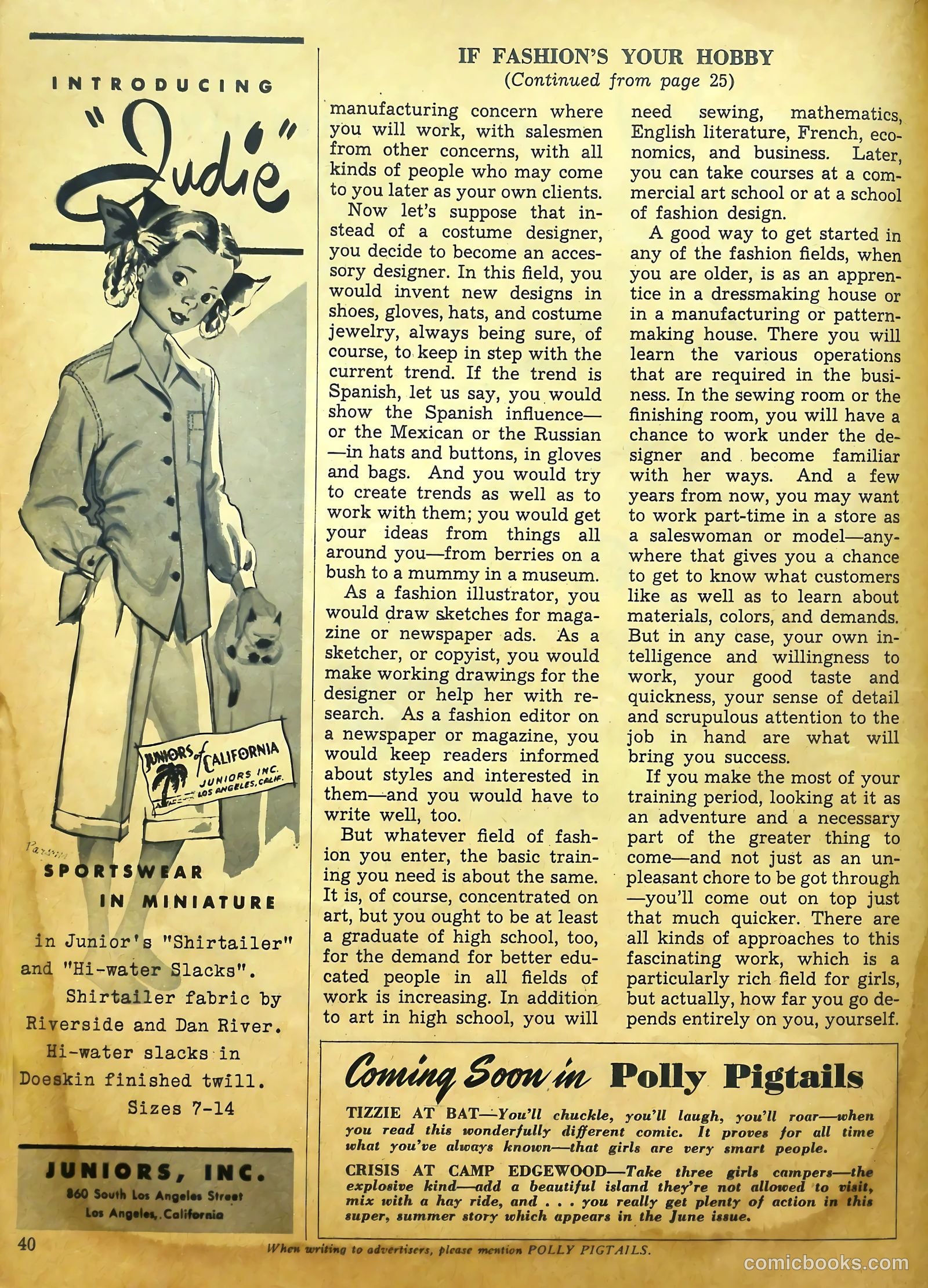 Polly Pigtails #4 (1946) — page 33 of 51