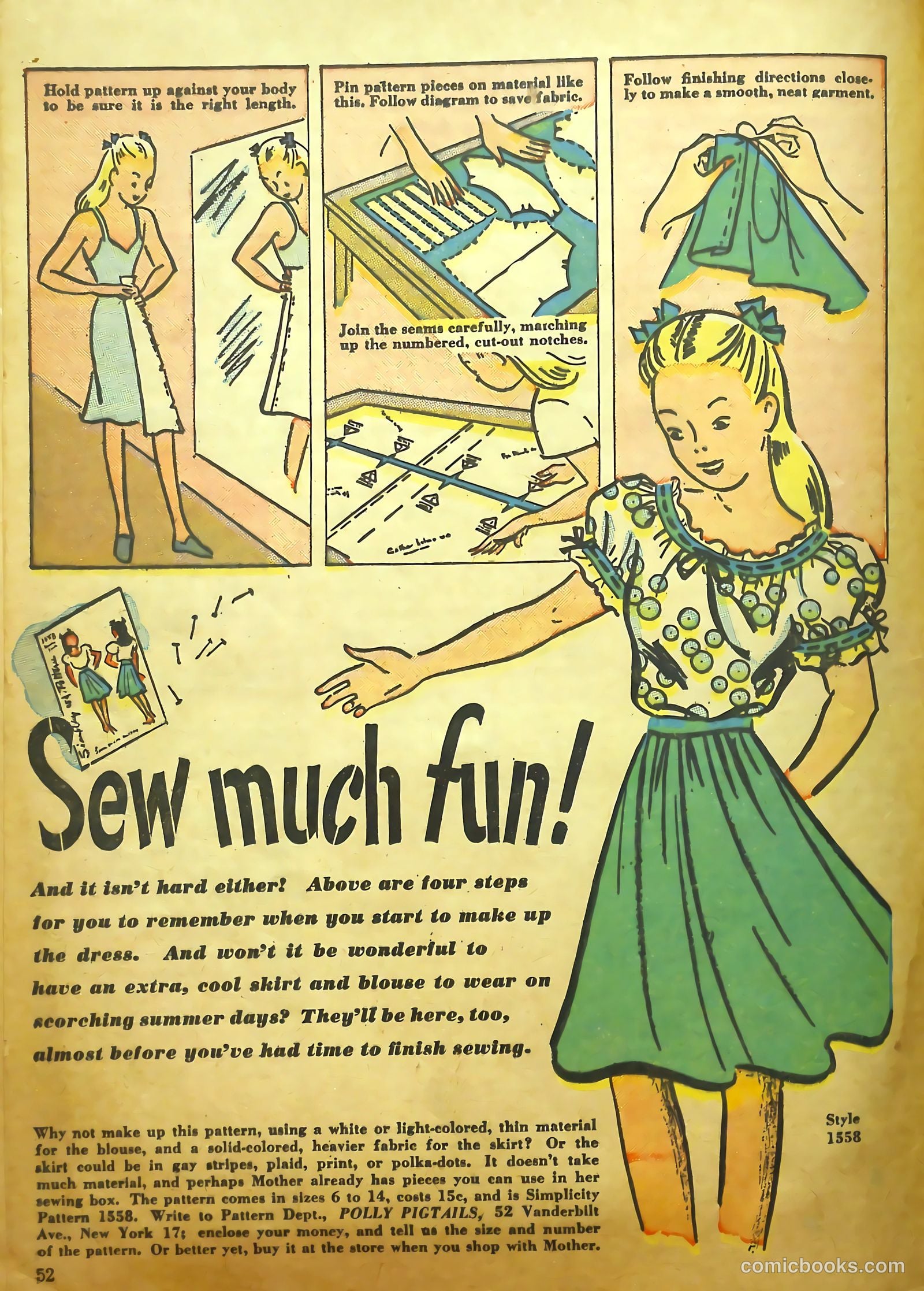 Polly Pigtails #4 (1946) — page 43 of 51