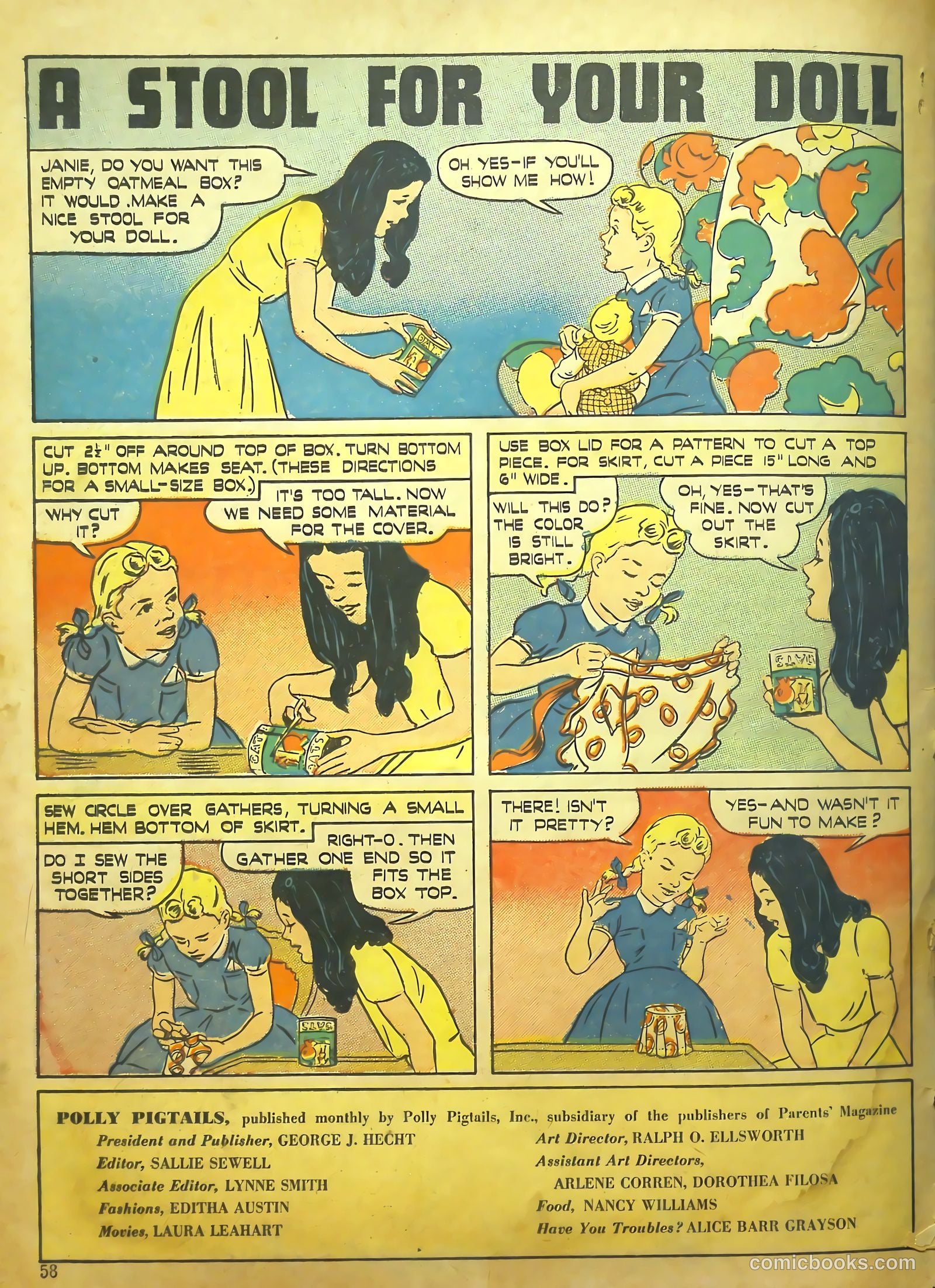 Polly Pigtails #4 (1946) — page 49 of 51