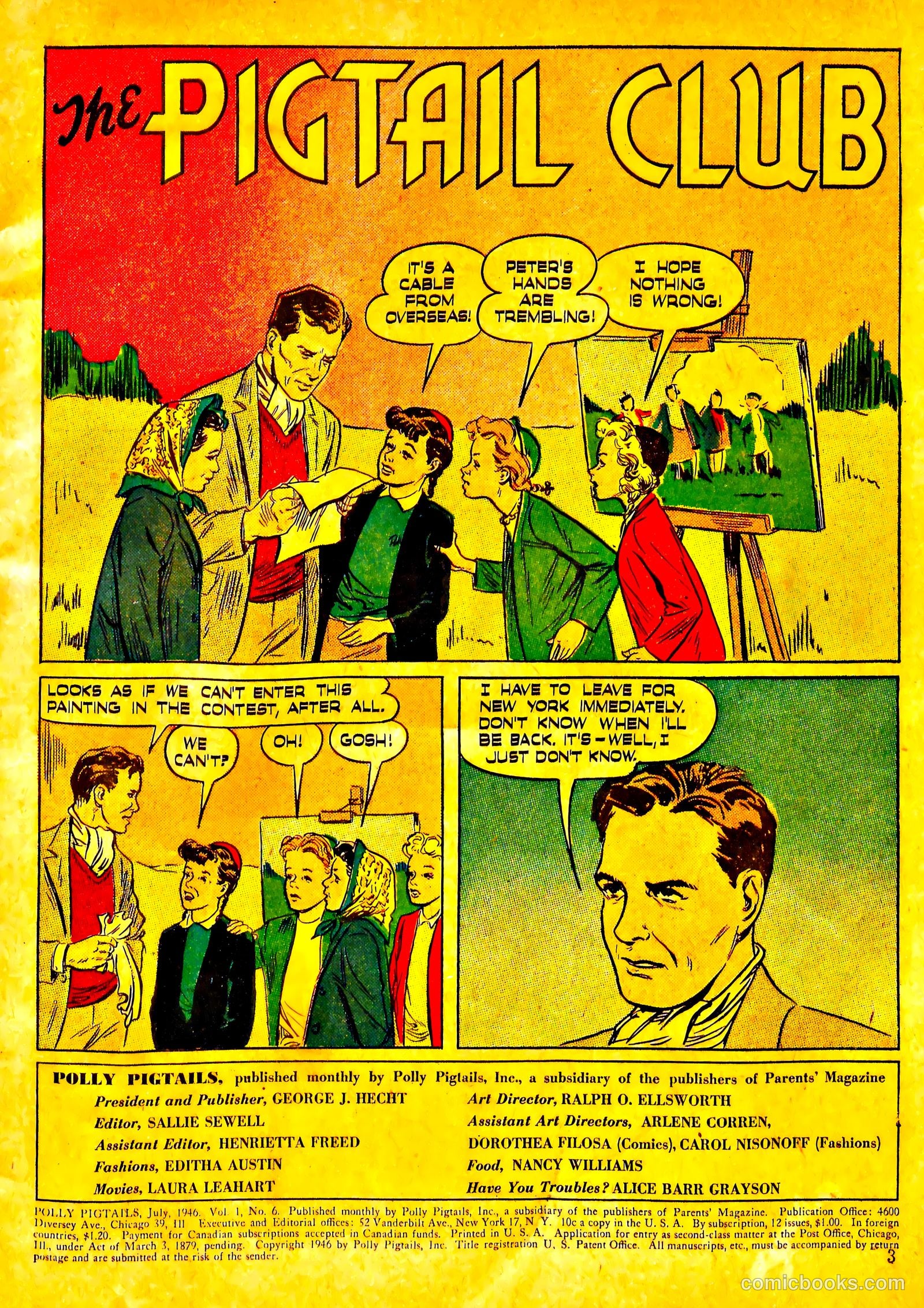 Polly Pigtails #6 (1946) — page 3 of 52