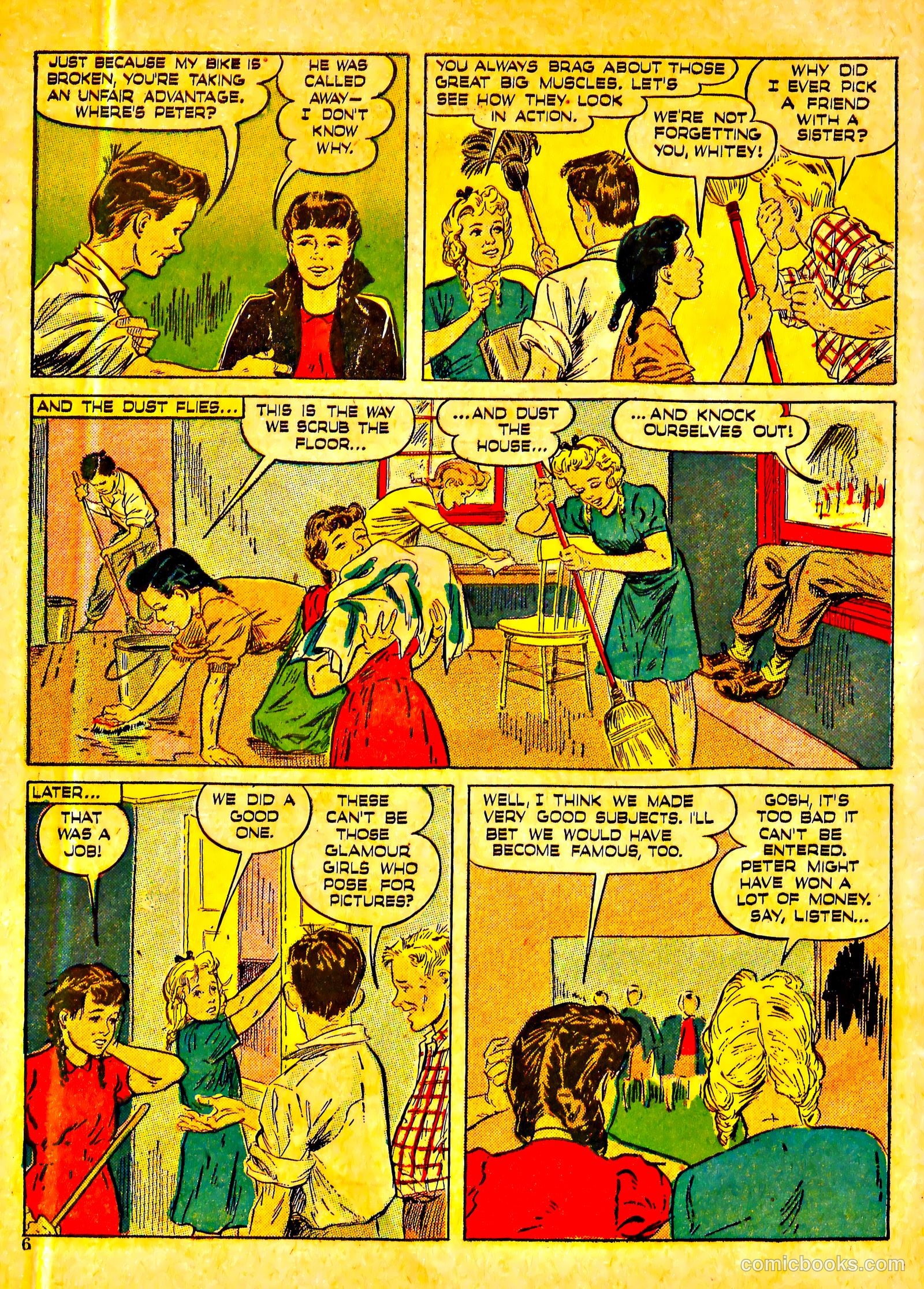 Polly Pigtails #6 (1946) — page 6 of 52