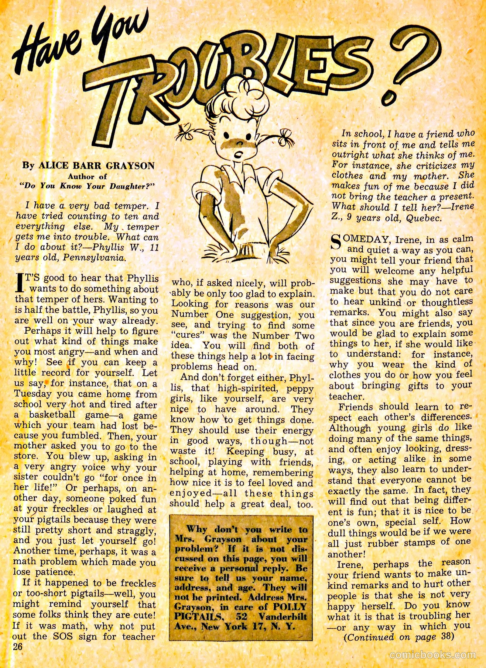 Polly Pigtails #6 (1946) — page 26 of 52