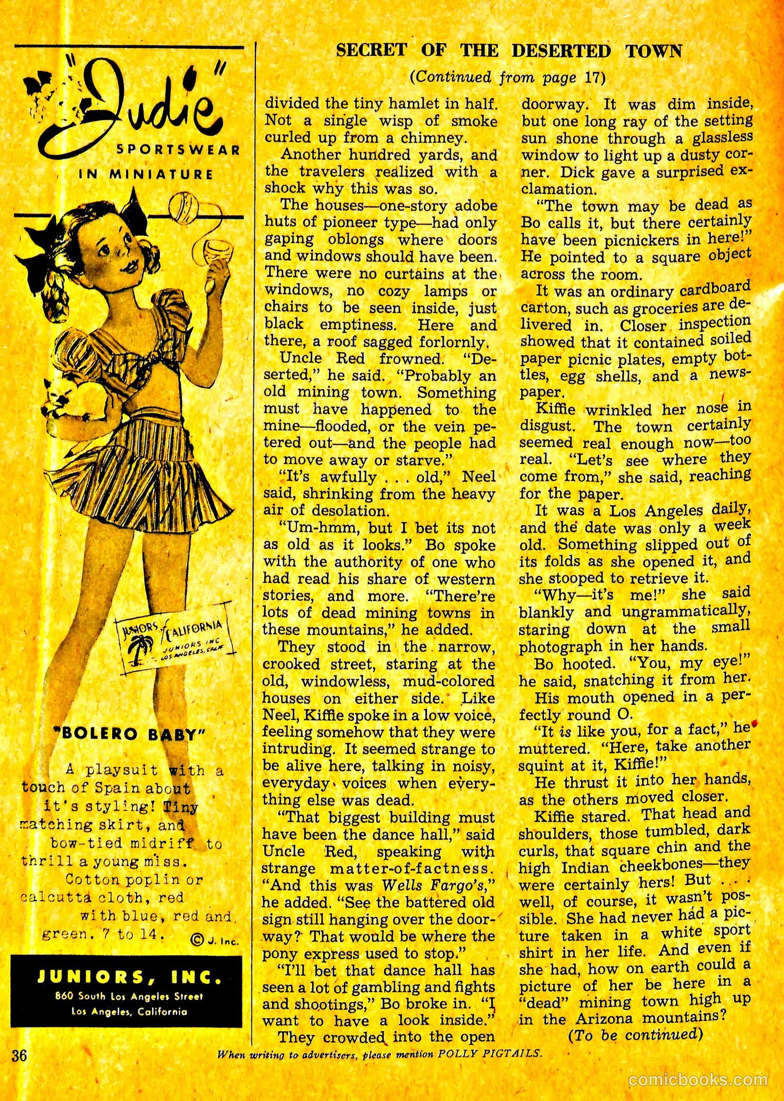 Polly Pigtails #6 (1946) — page 36 of 52