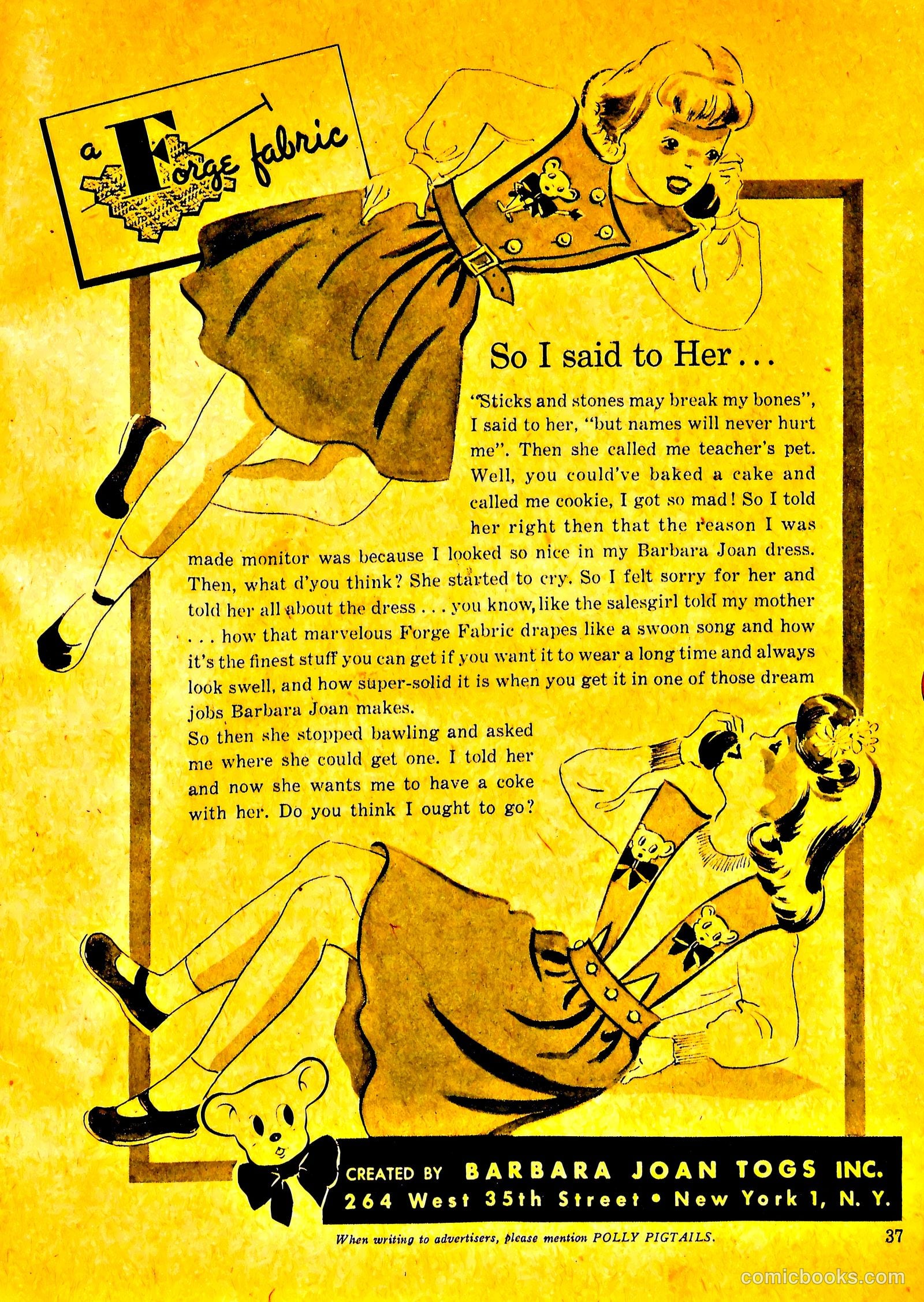Polly Pigtails #6 (1946) — page 37 of 52