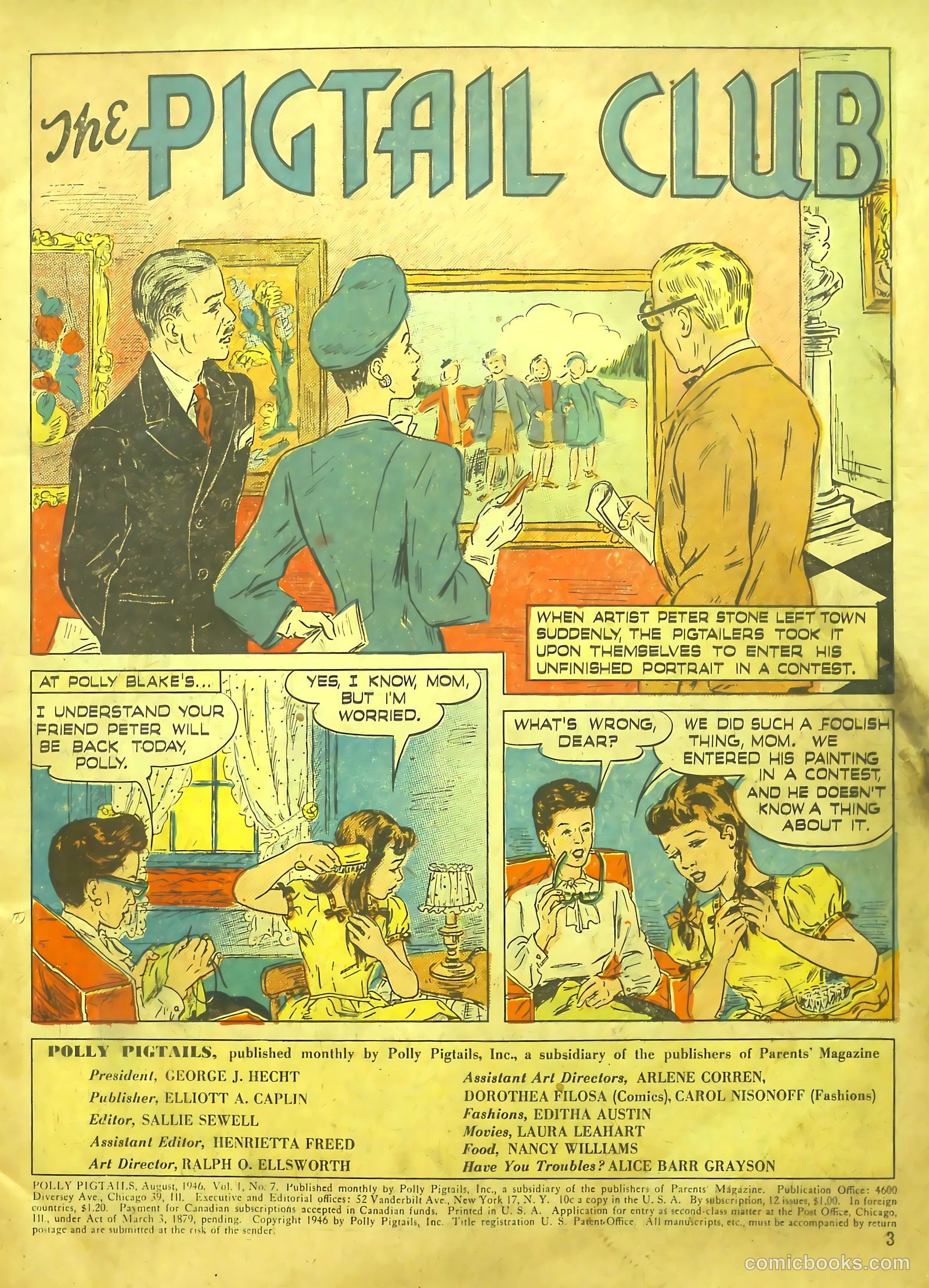 Polly Pigtails #7 (1946) — page 3 of 46