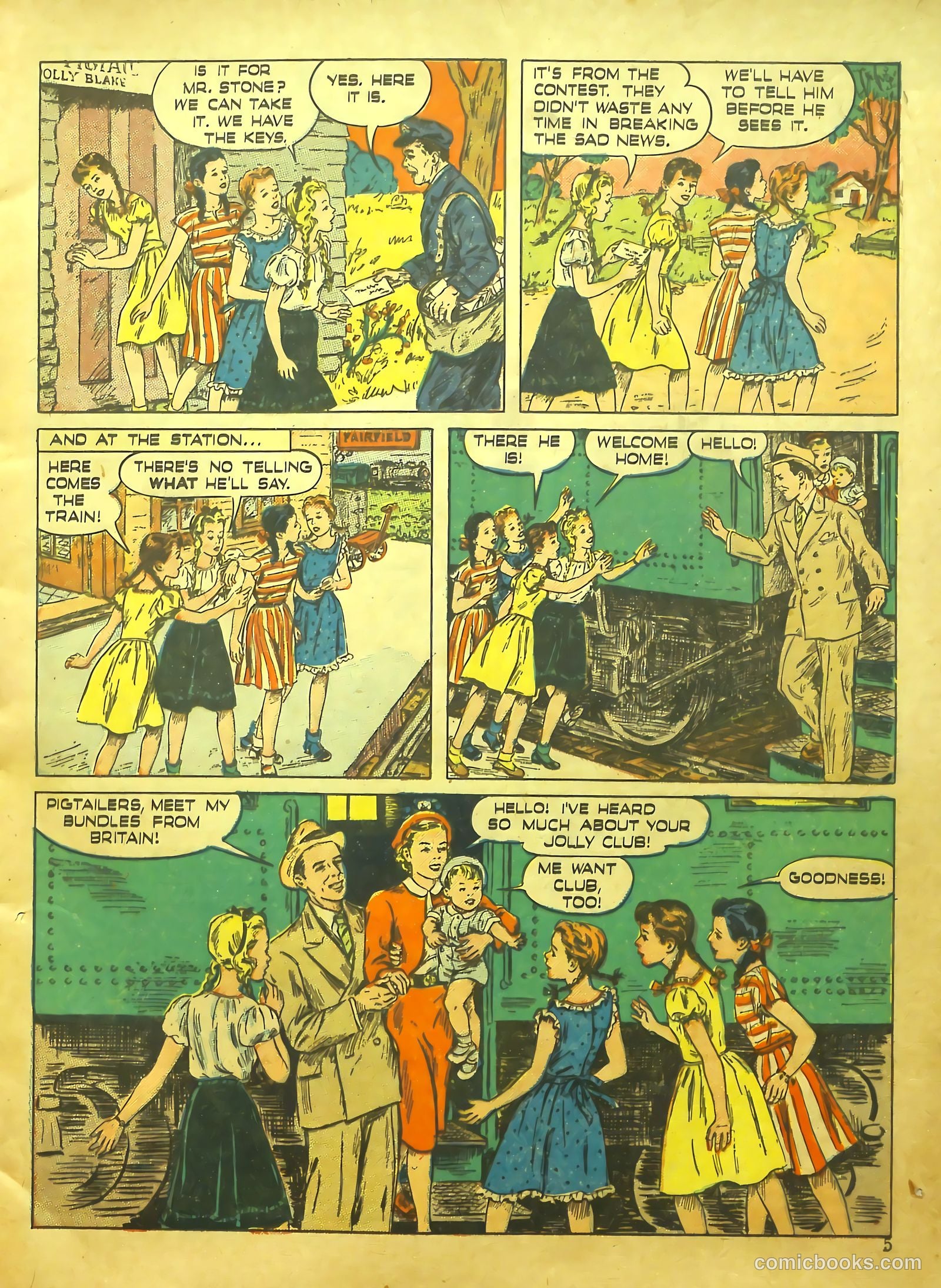 Polly Pigtails #7 (1946) — page 5 of 46