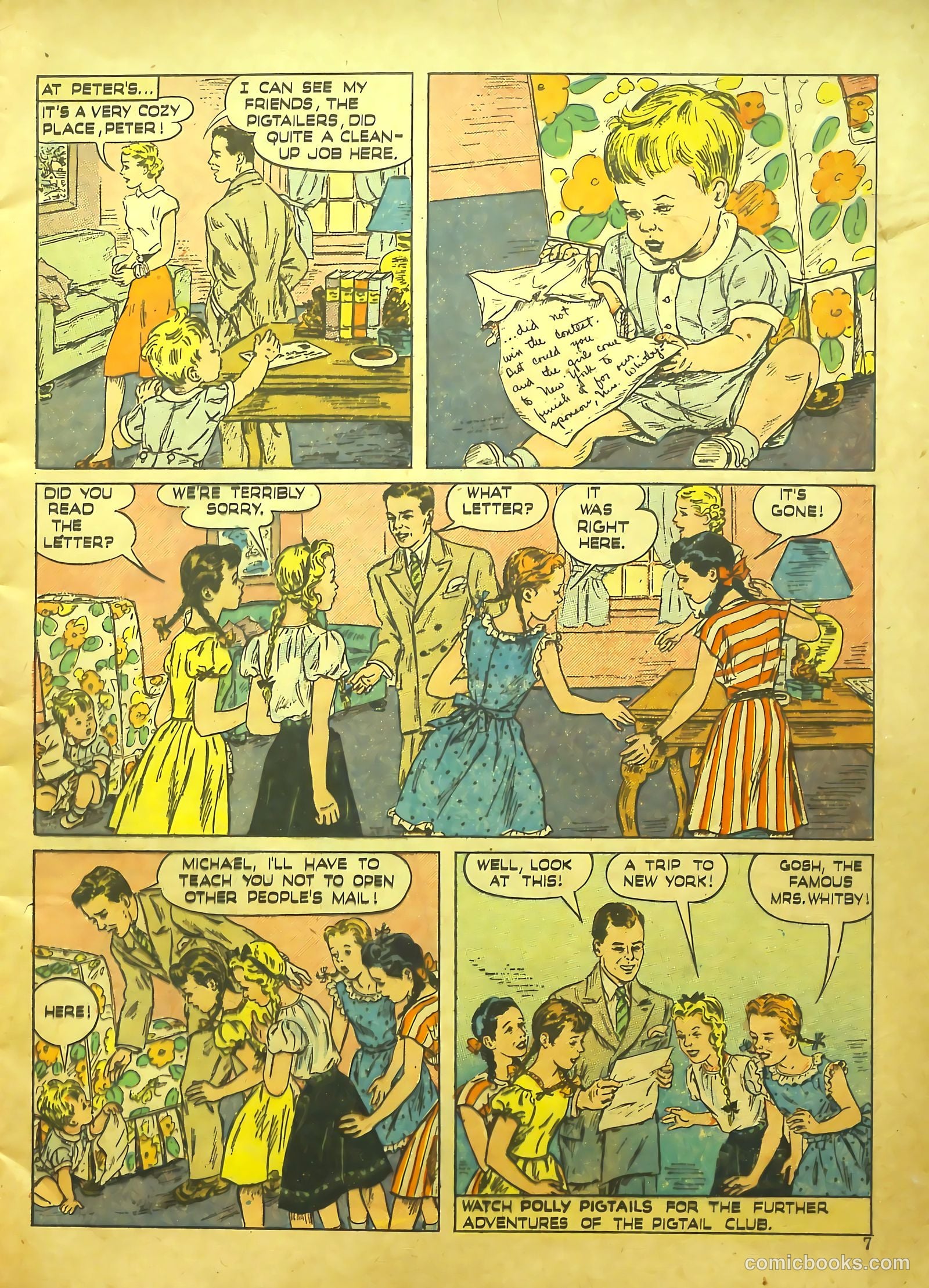 Polly Pigtails #7 (1946) — page 7 of 46