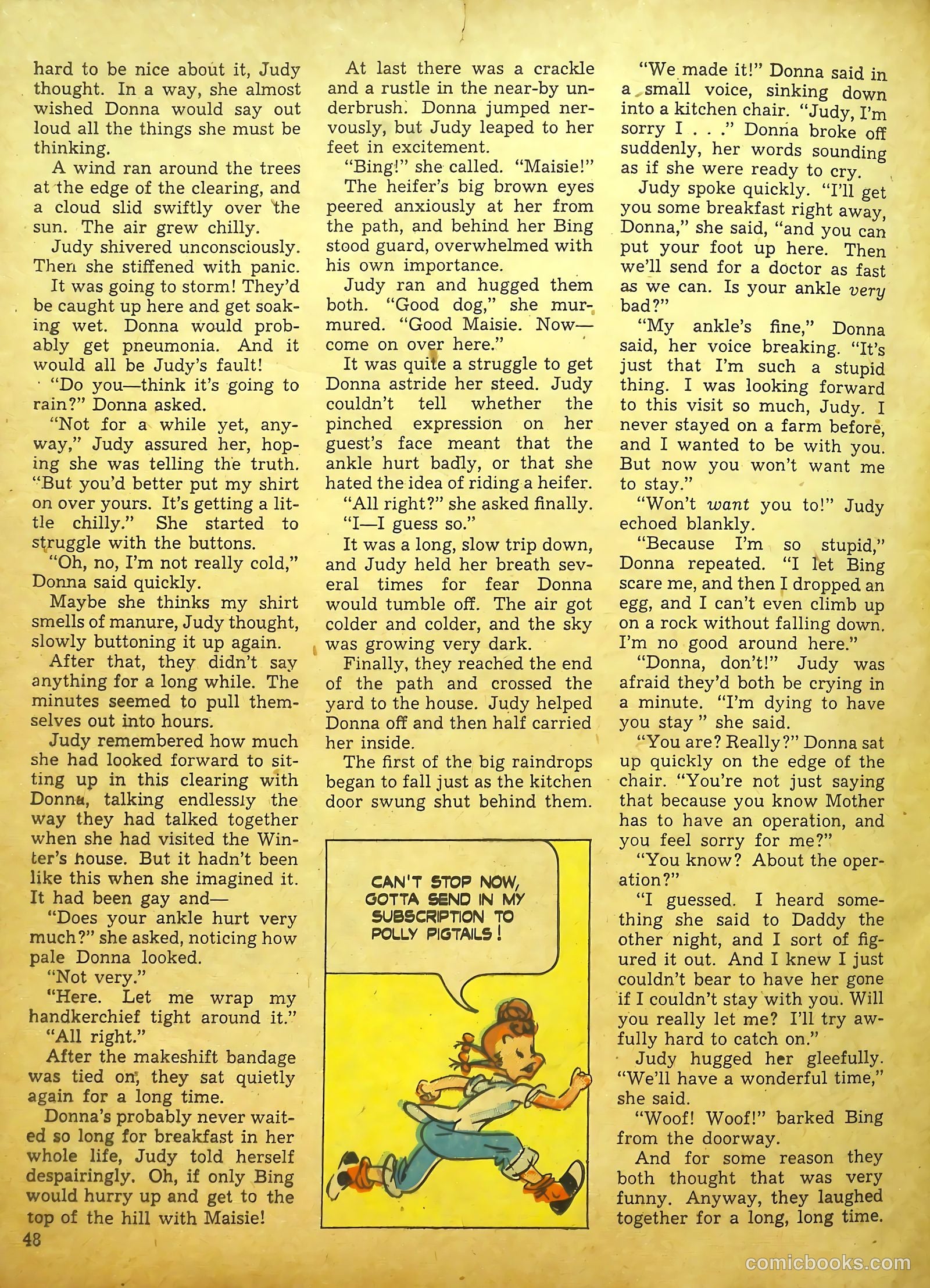 Polly Pigtails #7 (1946) — page 42 of 46