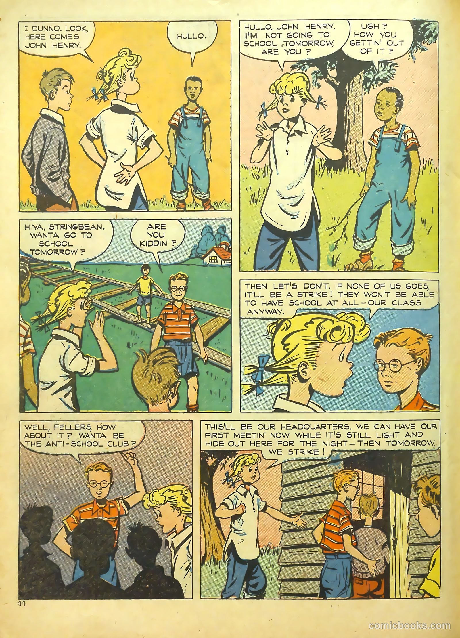 Polly Pigtails #8 (1946) — page 37 of 52