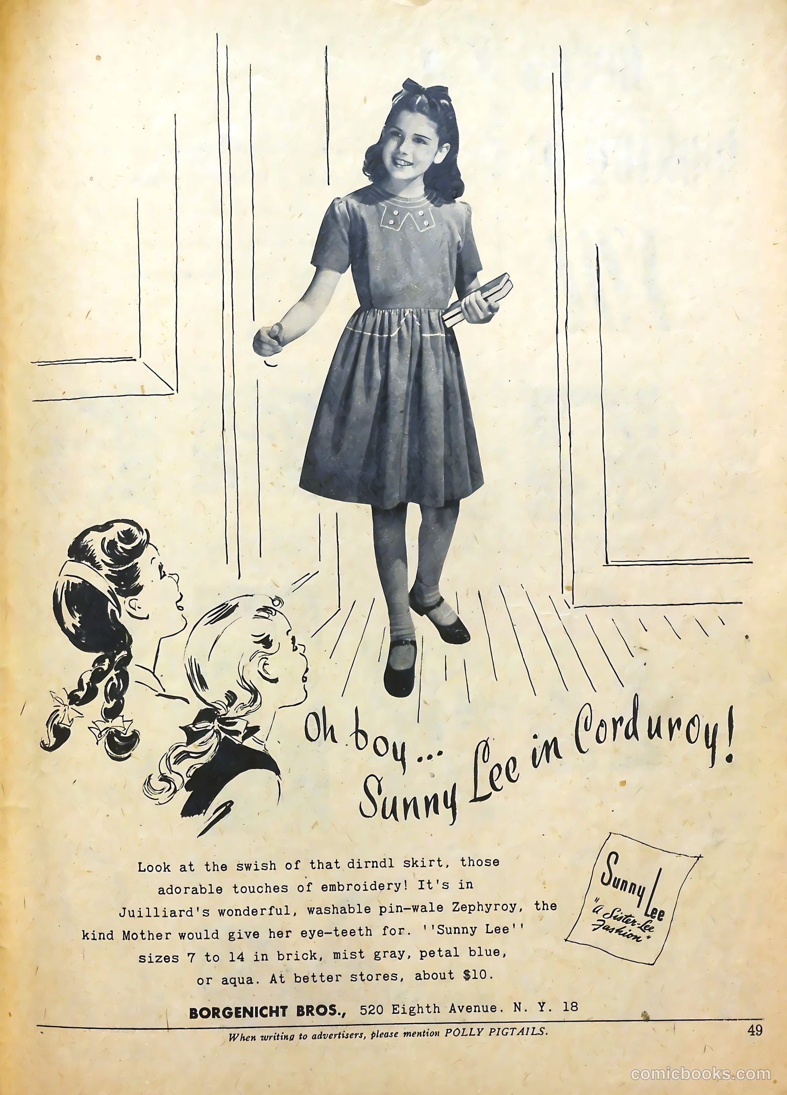 Polly Pigtails #8 (1946) — page 42 of 52