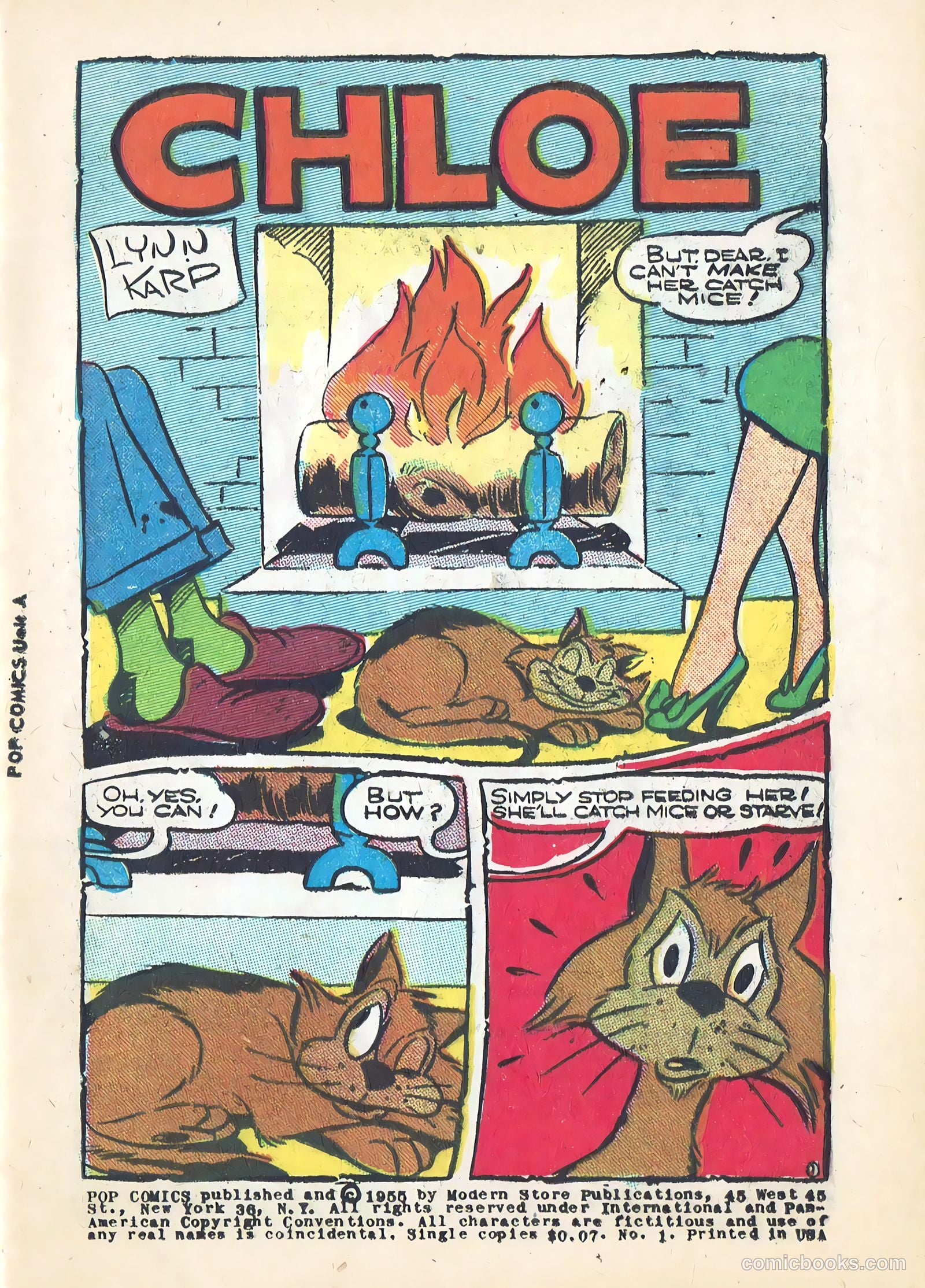 Pop Comics #1 (1955) — page 3 of 36