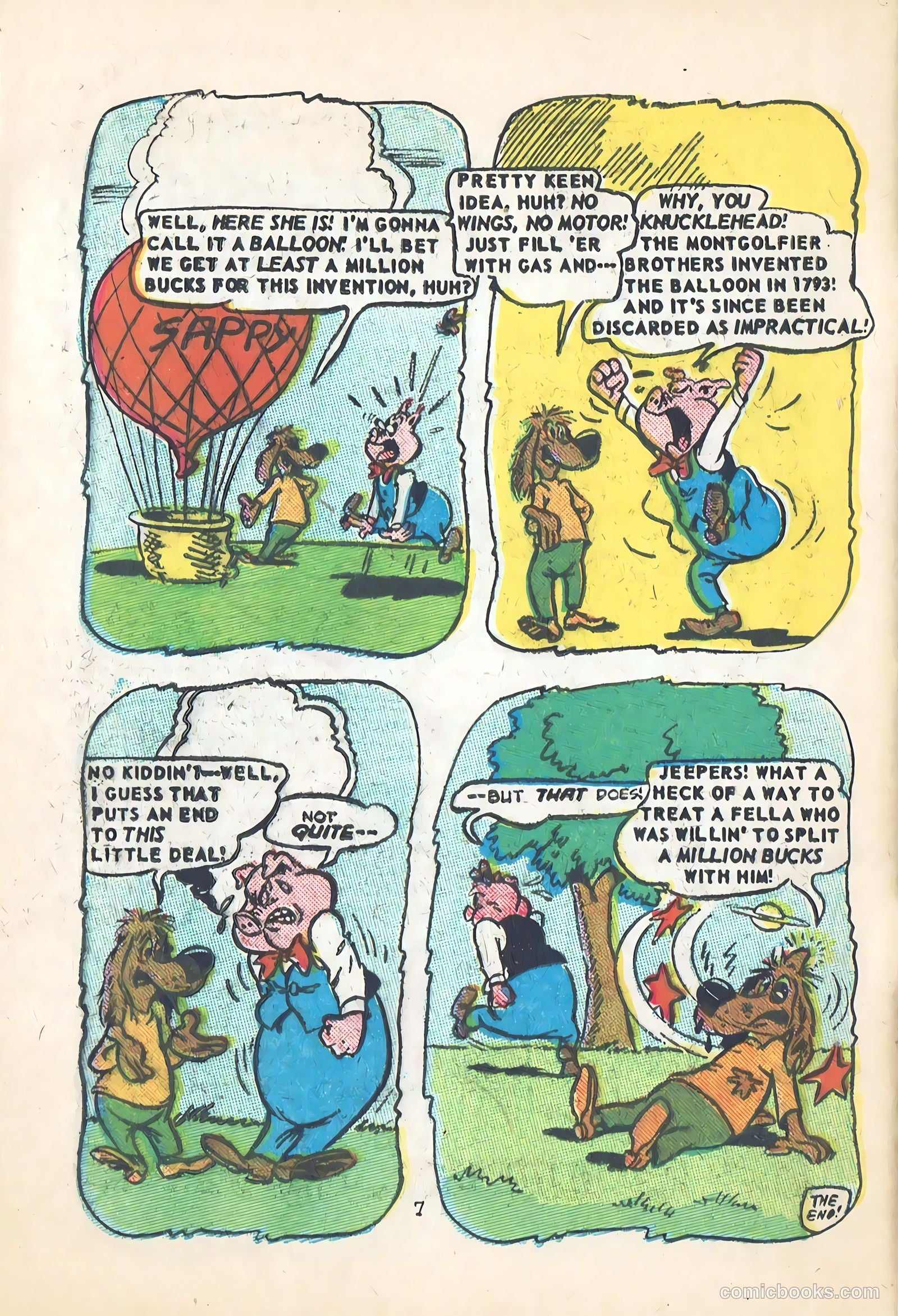 Pop Comics #1 (1955) — page 34 of 36