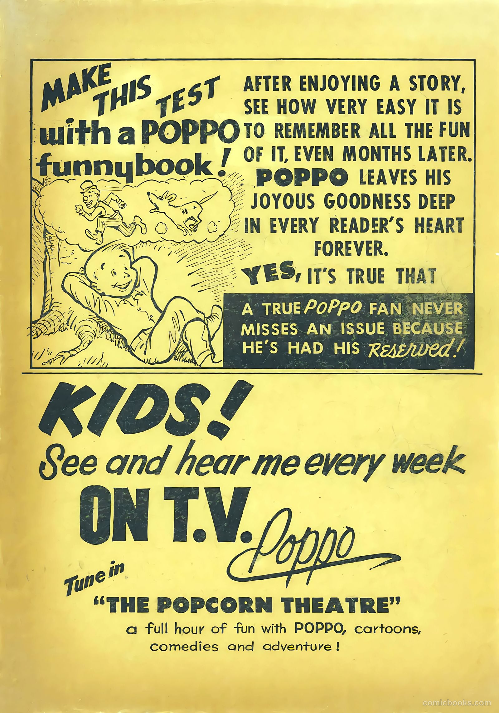 Poppo of the Popcorn Theatre #10 (1955) — page 35 of 35