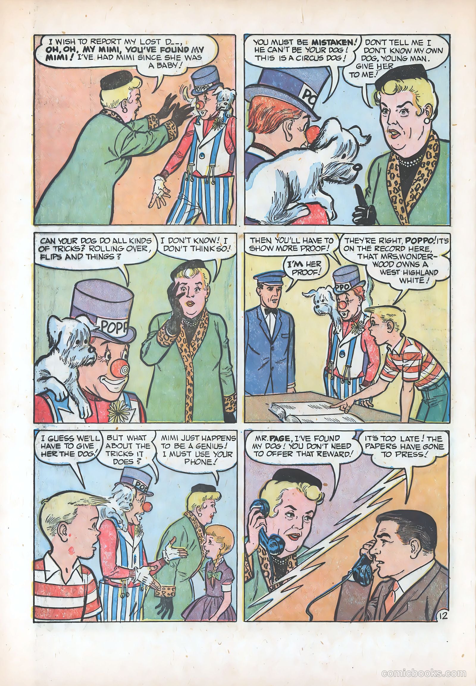 Poppo of the Popcorn Theatre #12 (1956) — page 14 of 35