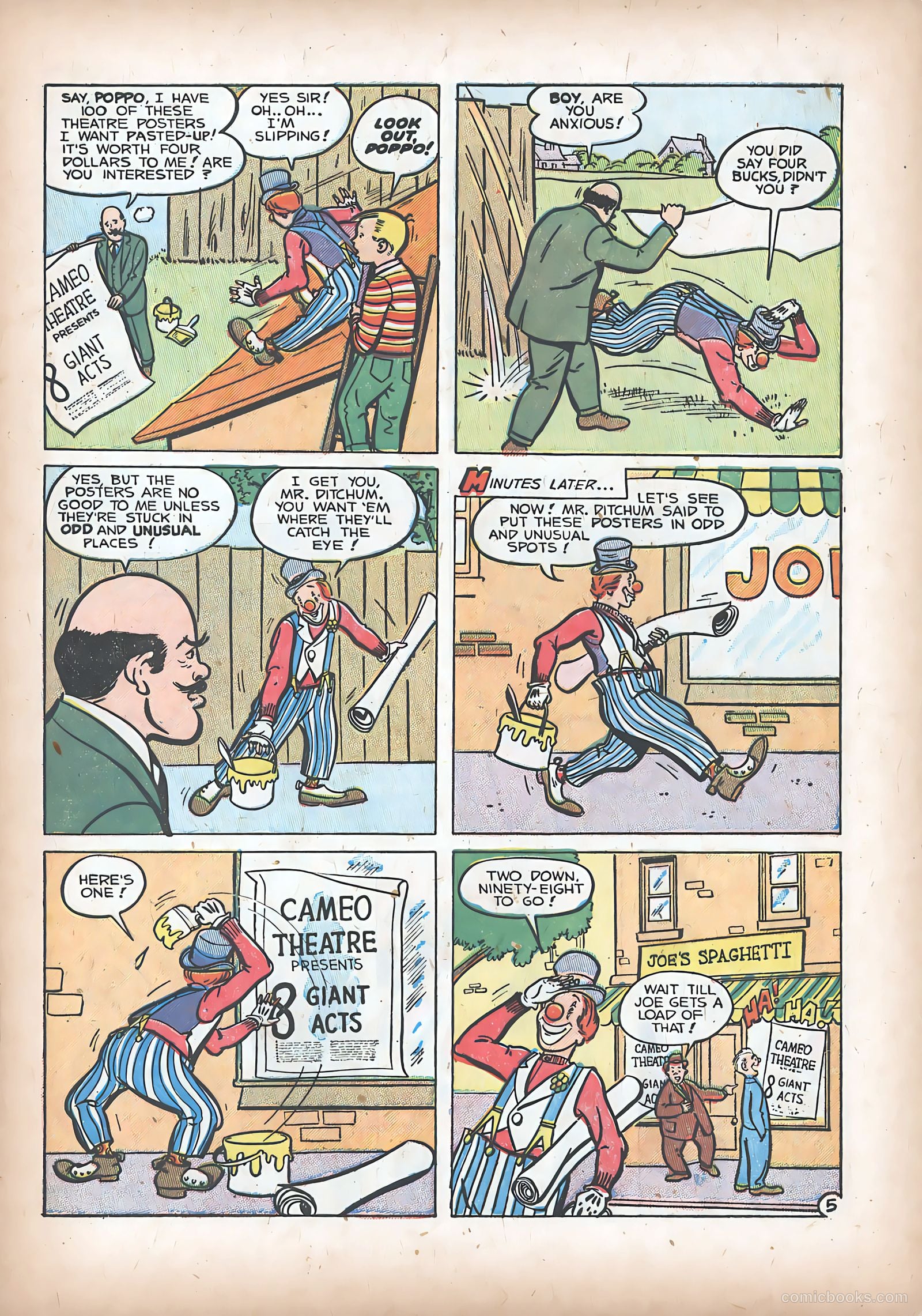 Poppo of the Popcorn Theatre #5 (1955) — page 7 of 36