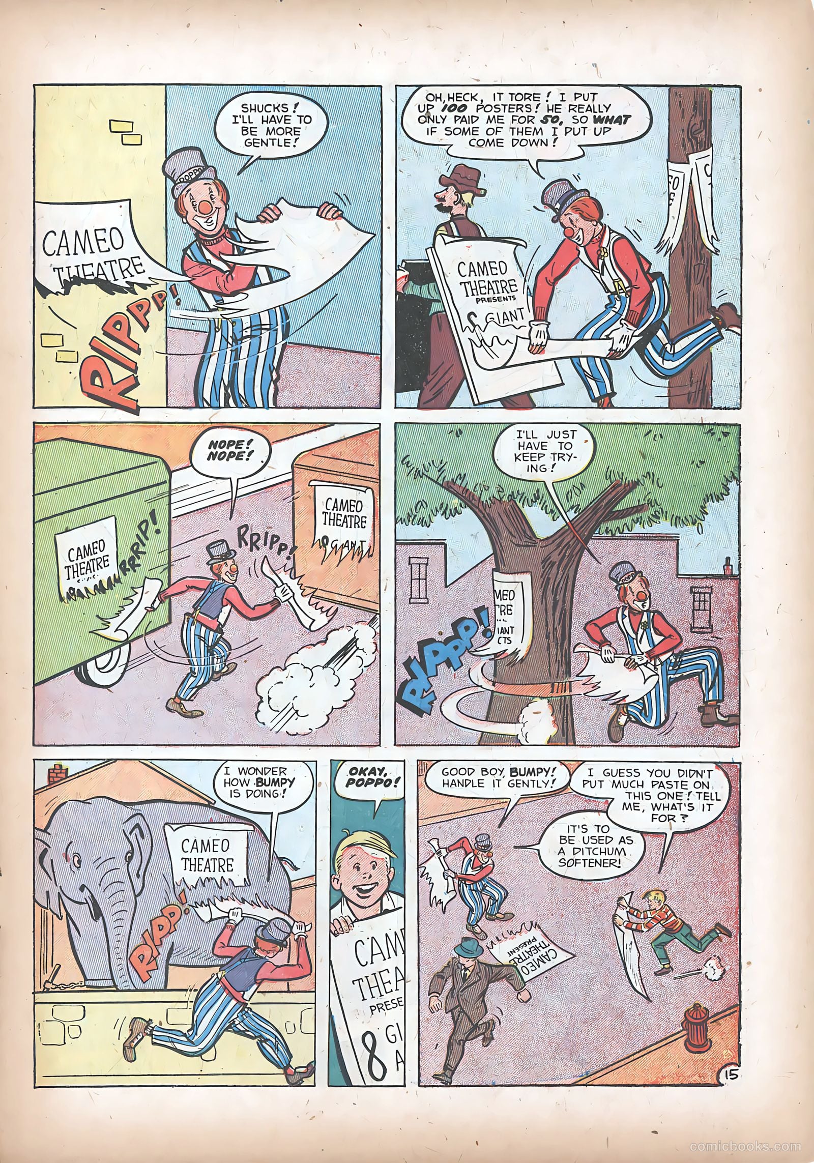 Poppo of the Popcorn Theatre #5 (1955) — page 17 of 36
