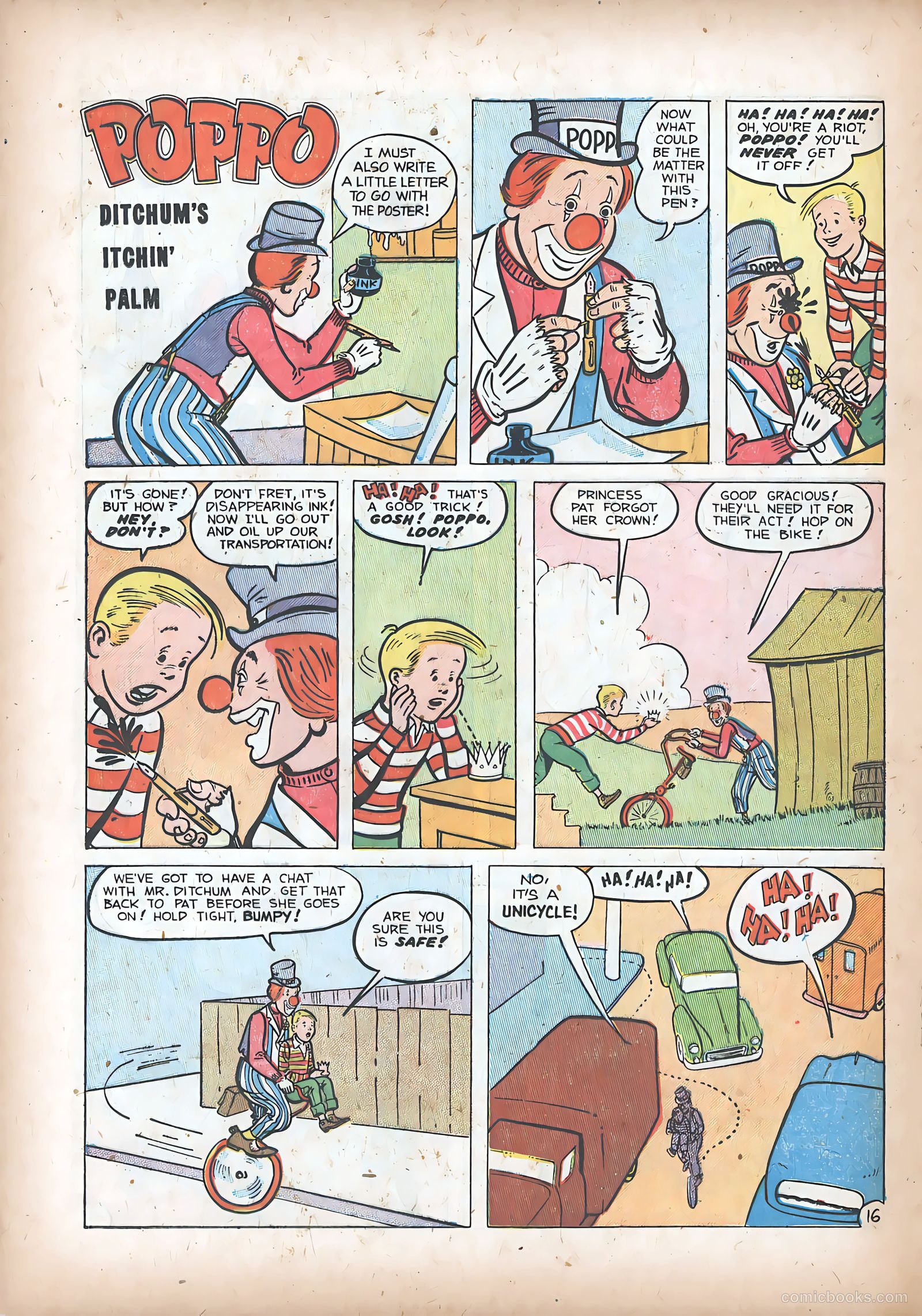 Poppo of the Popcorn Theatre #5 (1955) — page 18 of 36