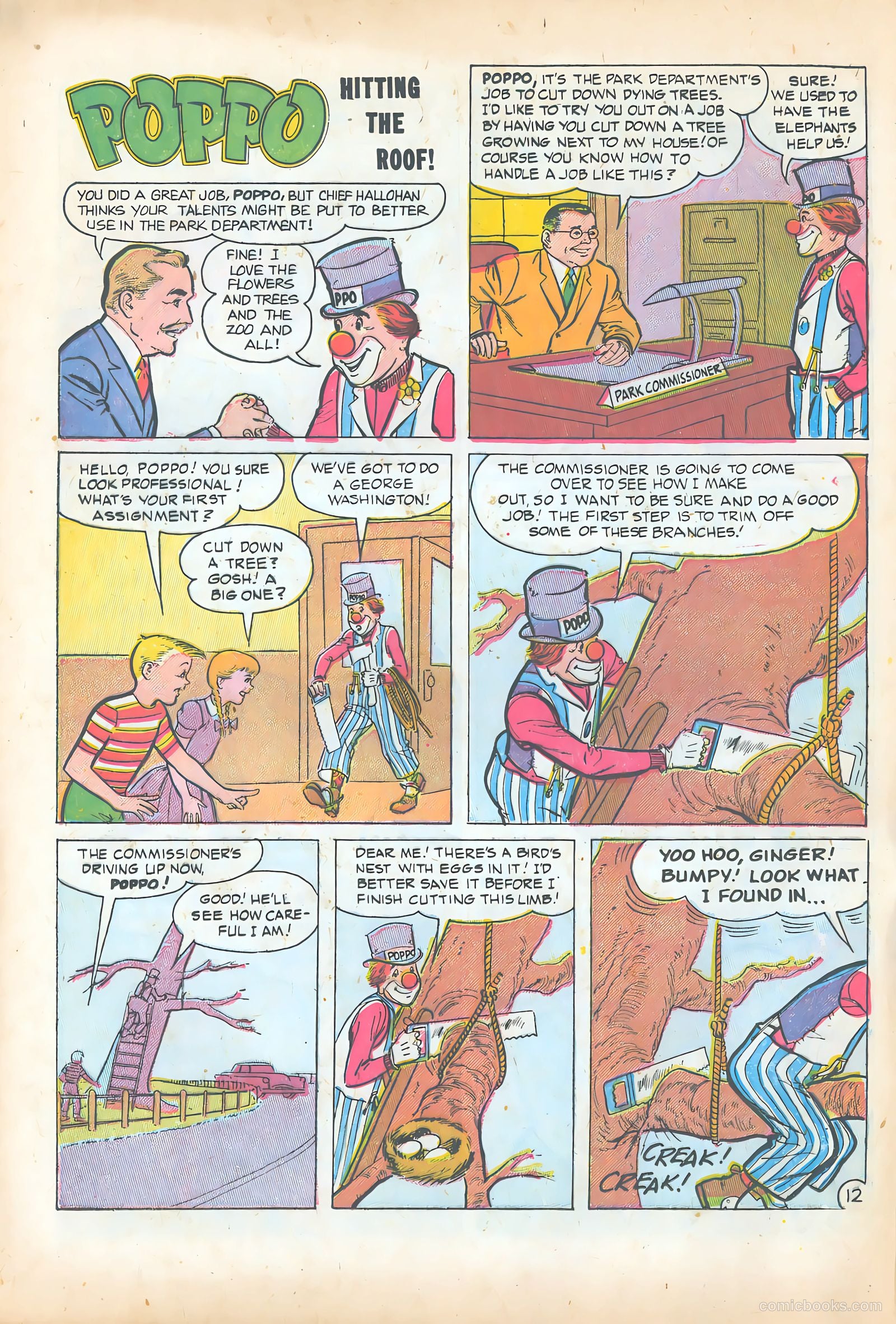 Poppo of the Popcorn Theatre #6 (1955) — page 14 of 36