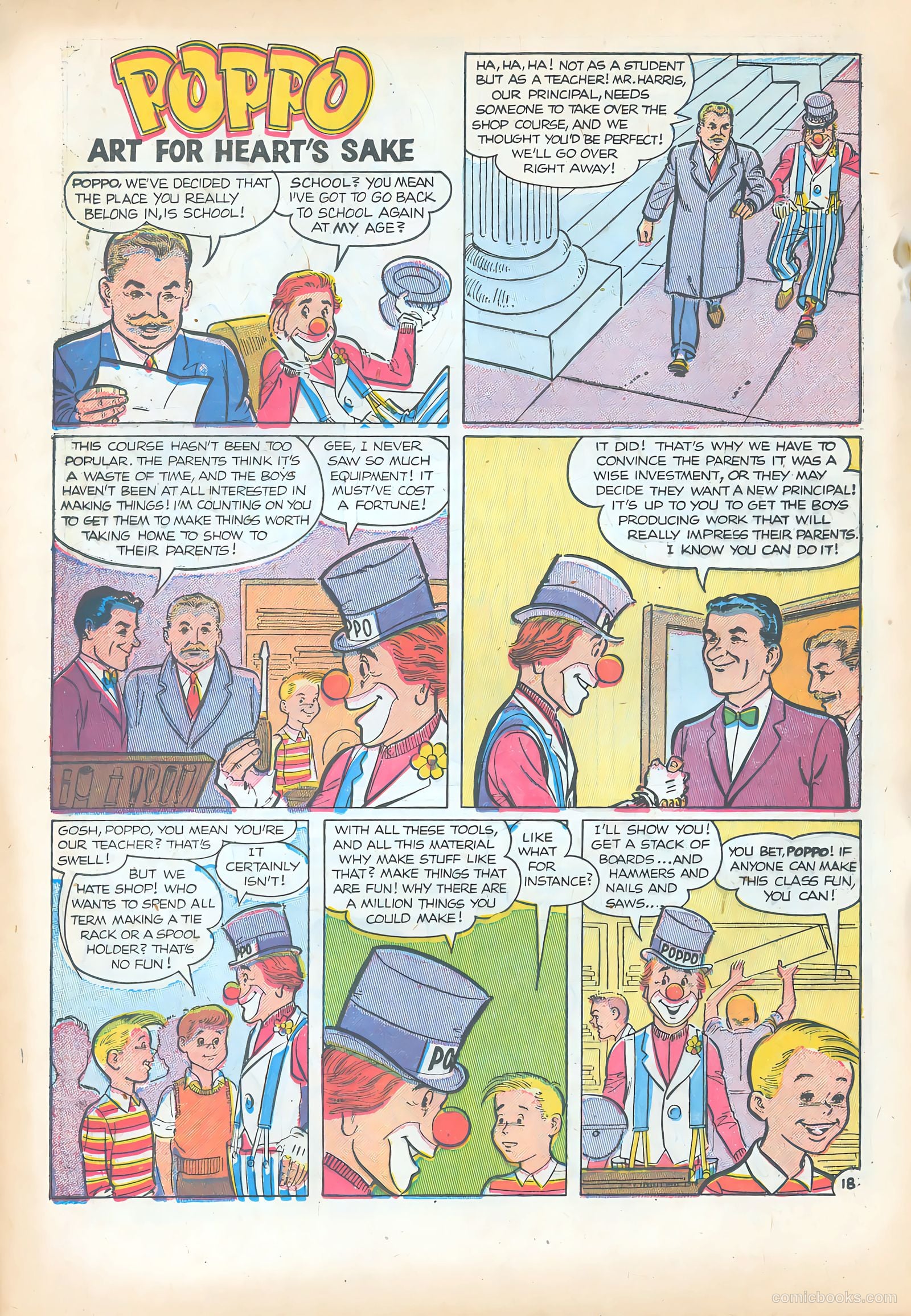 Poppo of the Popcorn Theatre #6 (1955) — page 20 of 36