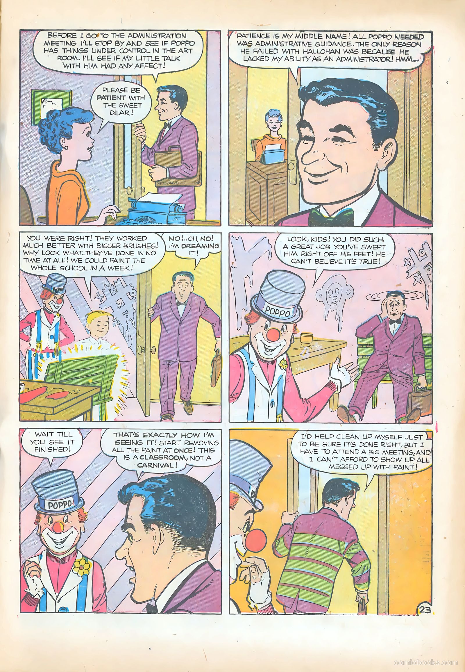 Poppo of the Popcorn Theatre #6 (1955) — page 25 of 36