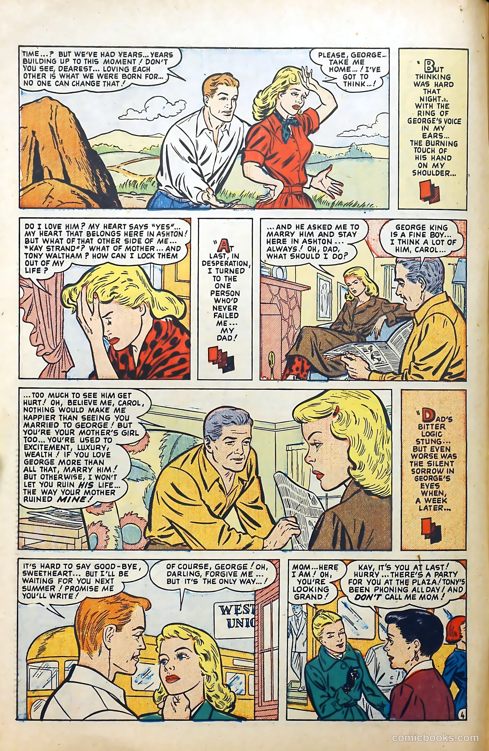 Popular Romance #10 (1950) — page 6 of 37