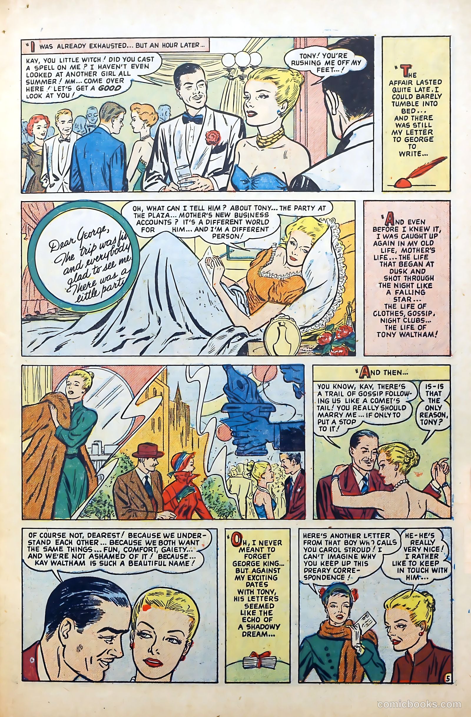 Popular Romance #10 (1950) — page 7 of 37