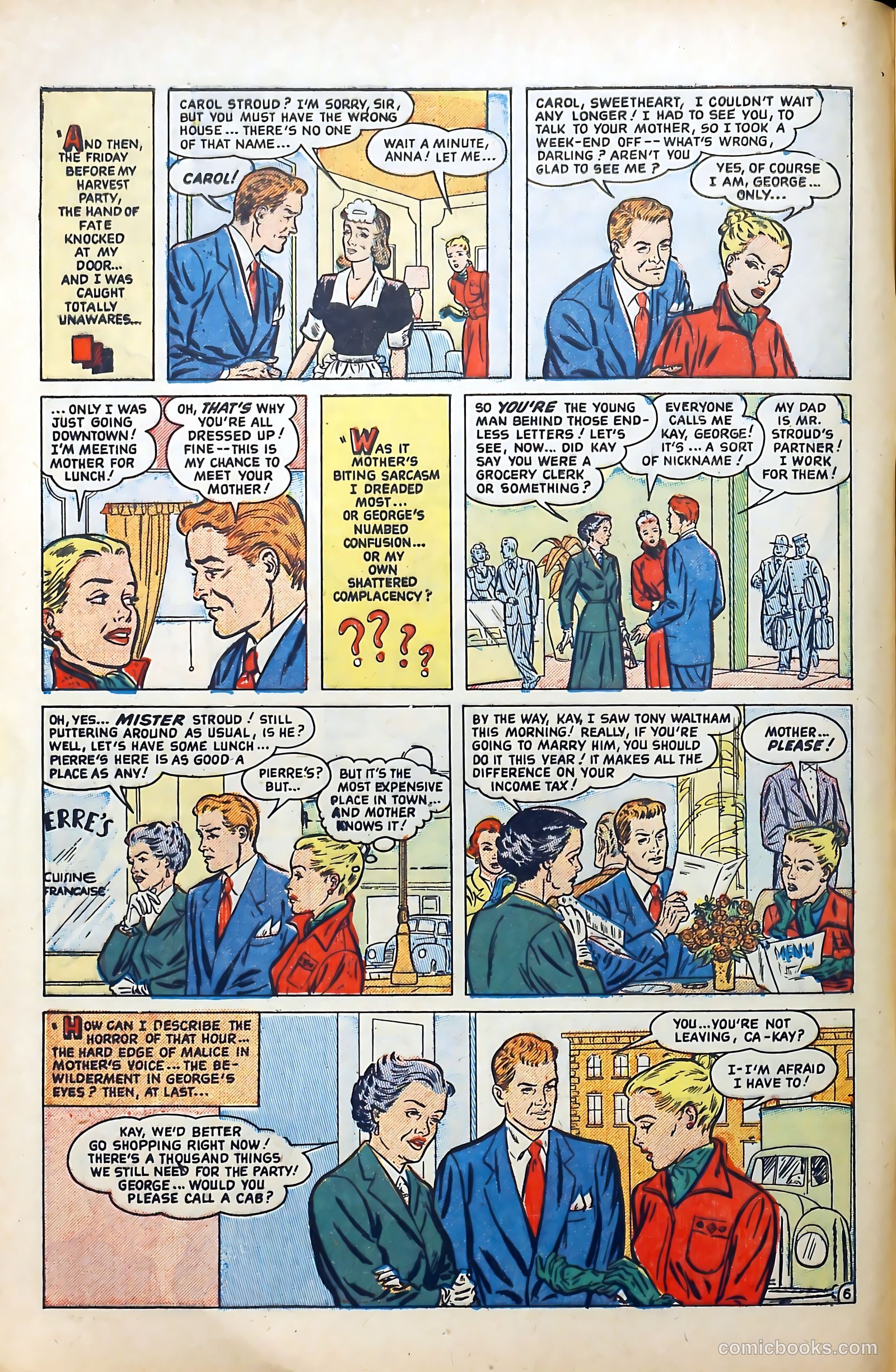 Popular Romance #10 (1950) — page 8 of 37