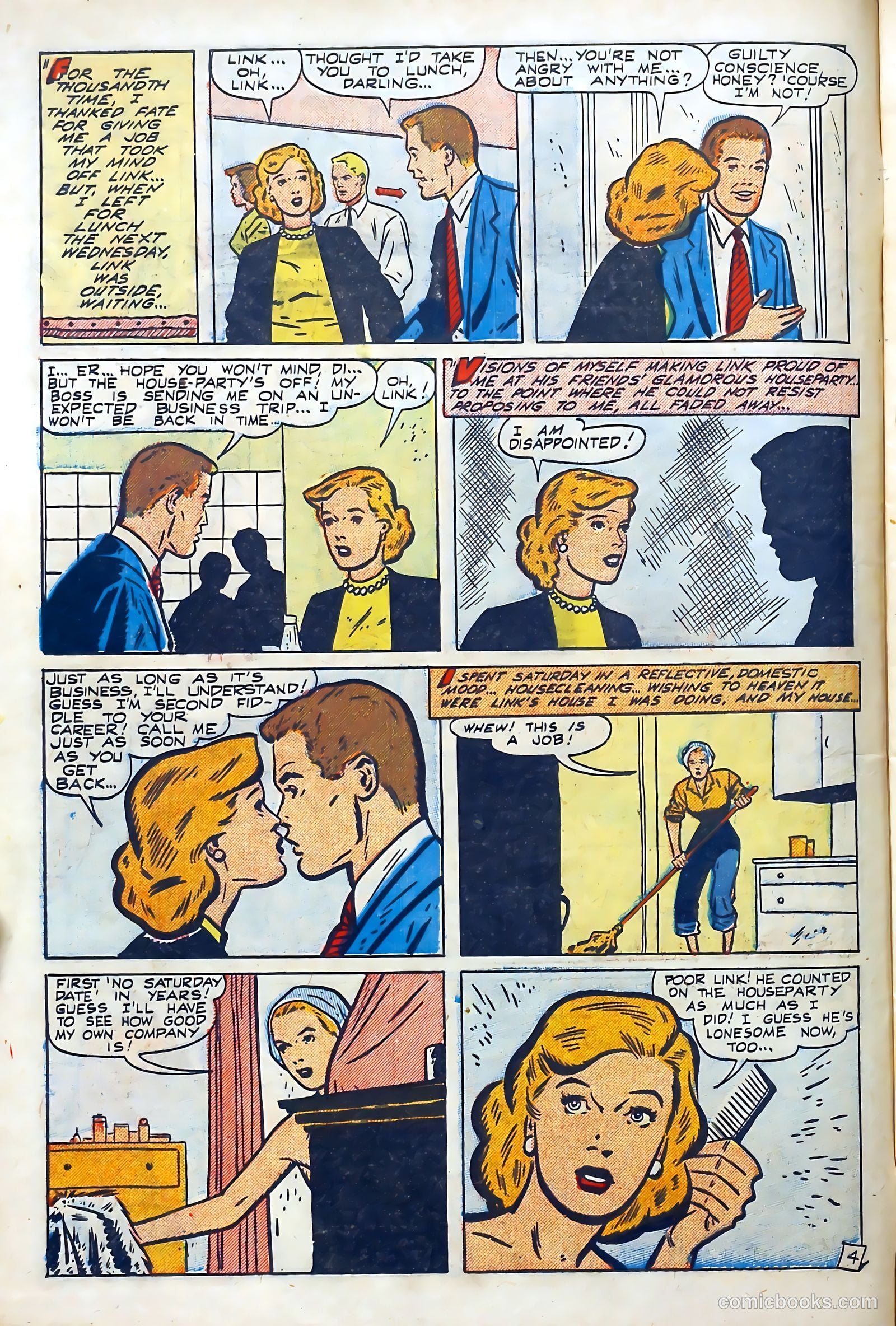 Popular Romance #11 (1951) — page 7 of 37