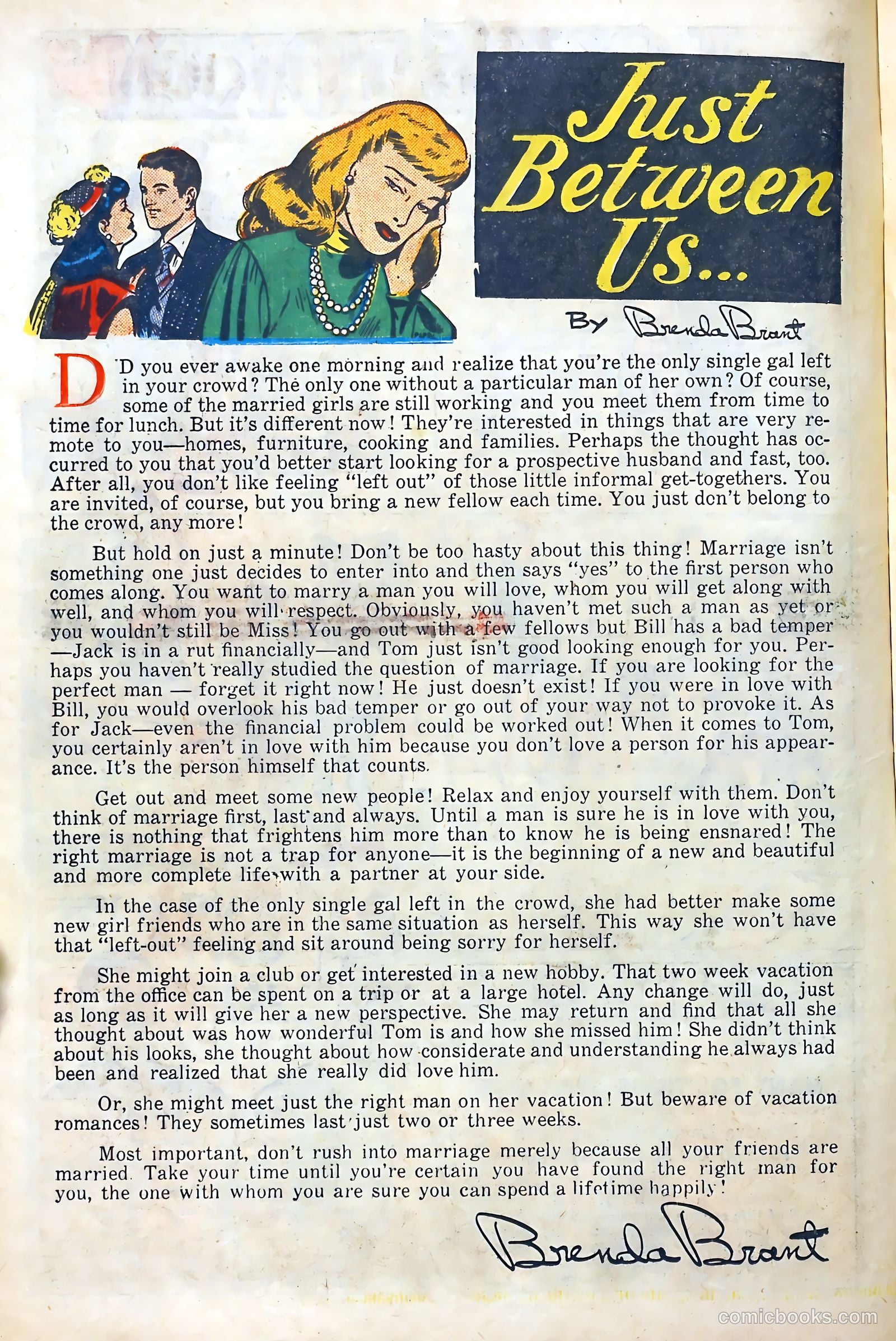 Popular Romance #11 (1951) — page 15 of 37