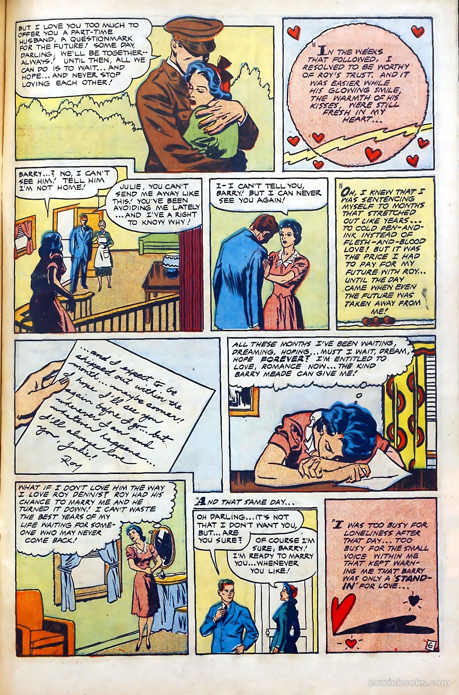 Popular Romance #11 (1951) — page 32 of 37