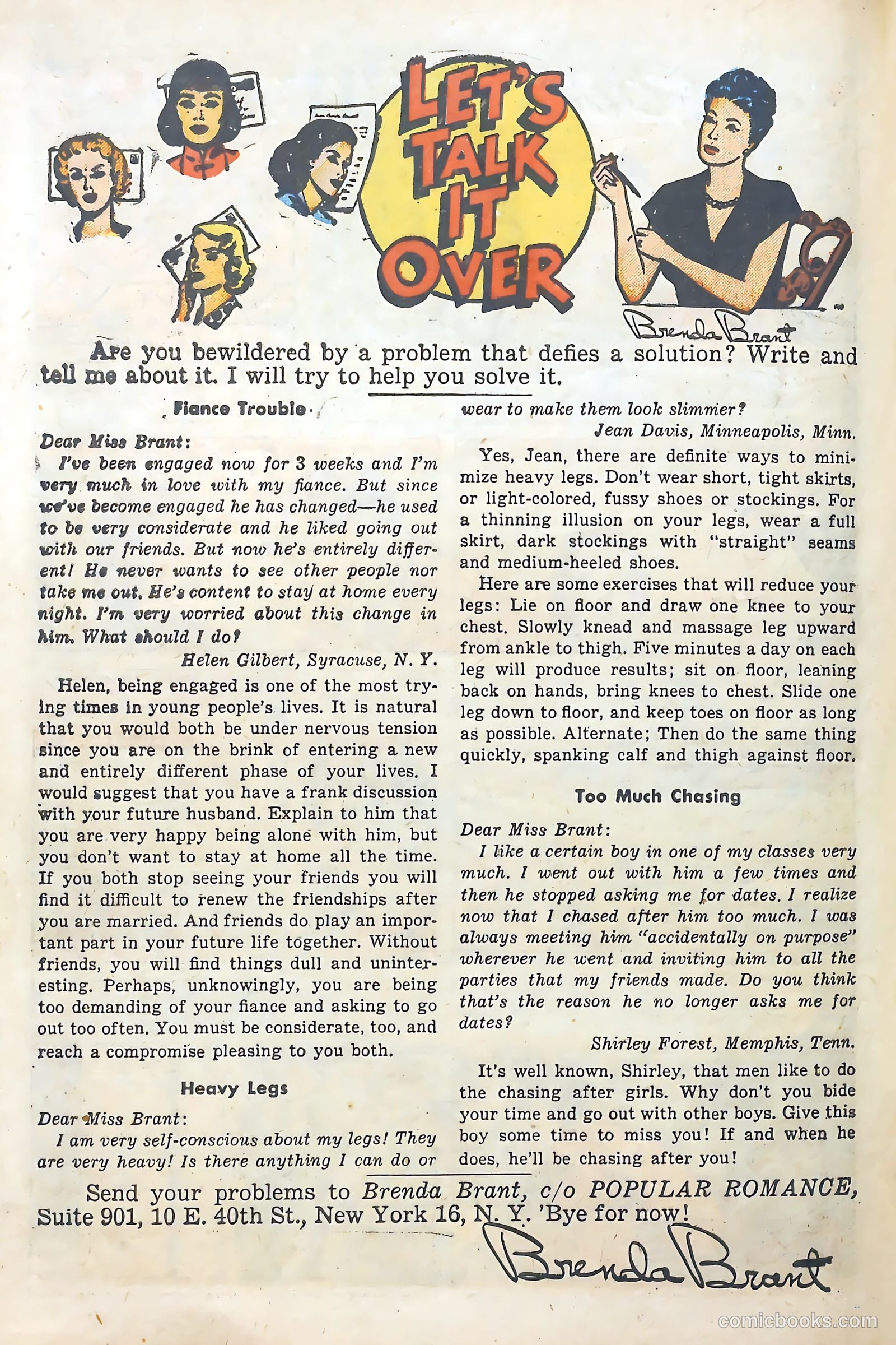 Popular Romance #12 (1951) — page 32 of 36