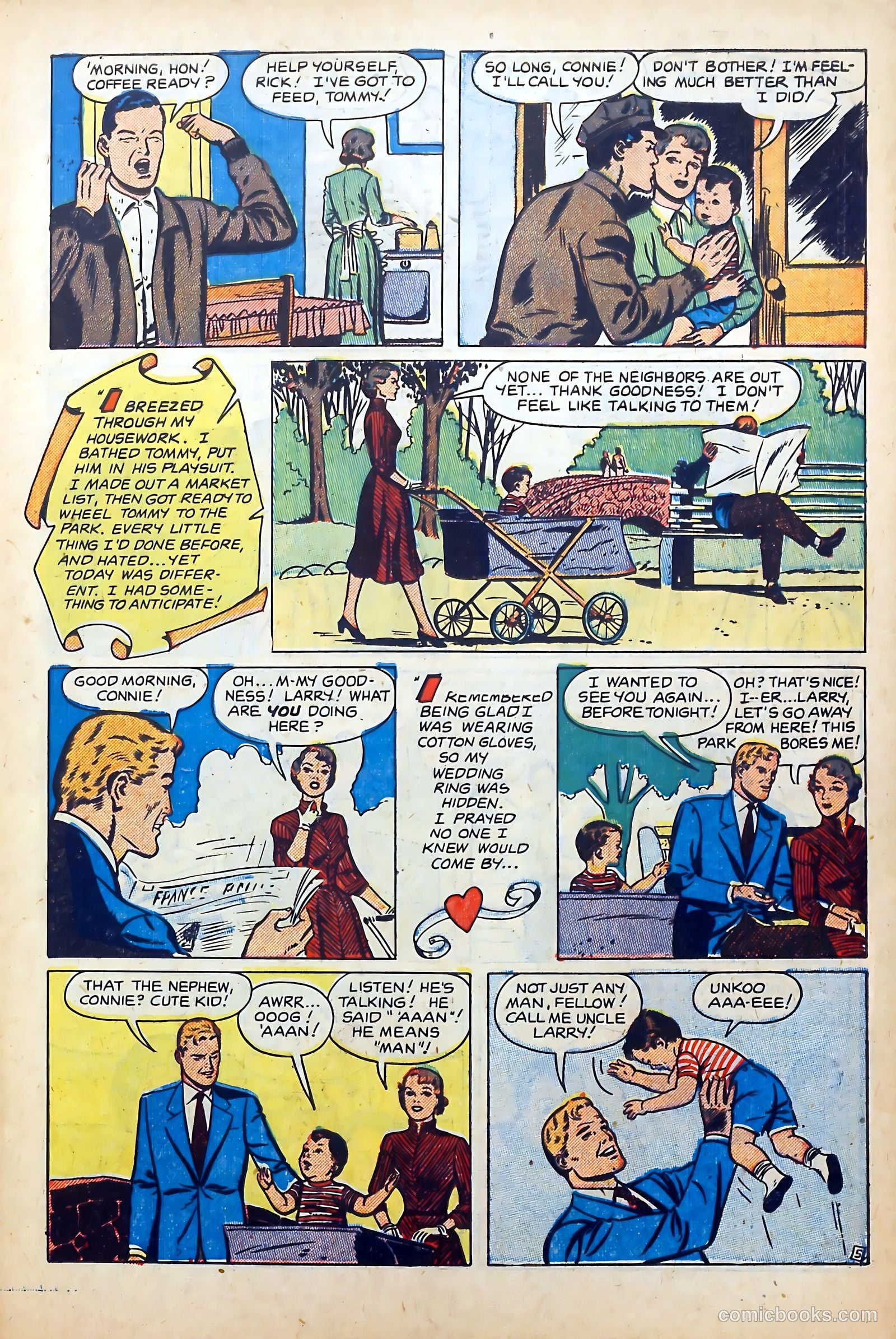Popular Romance #13 (1951) — page 7 of 36