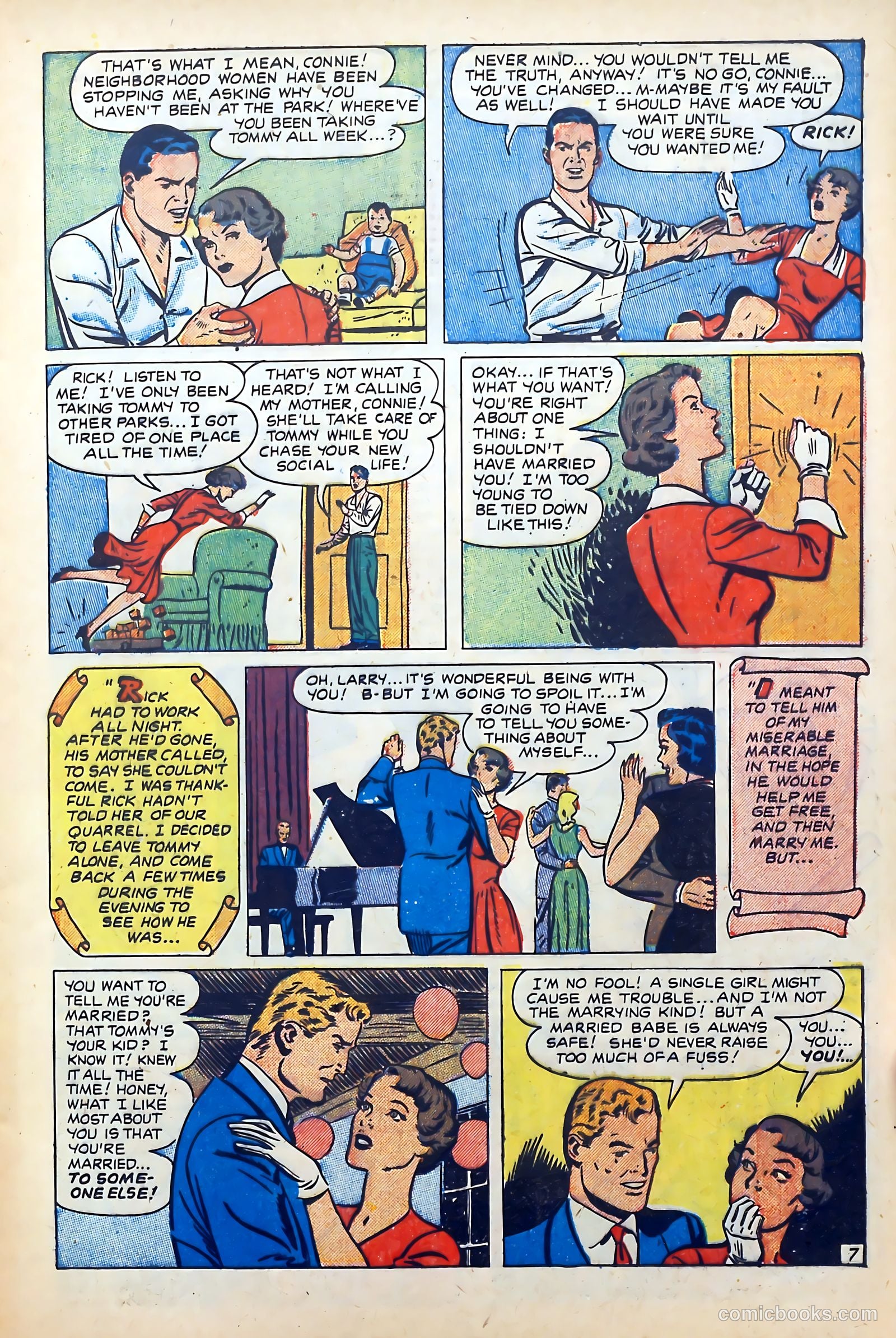 Popular Romance #13 (1951) — page 9 of 36