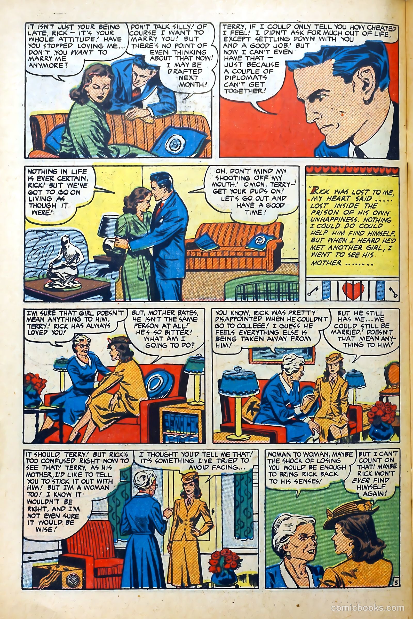 Popular Romance #13 (1951) — page 30 of 36